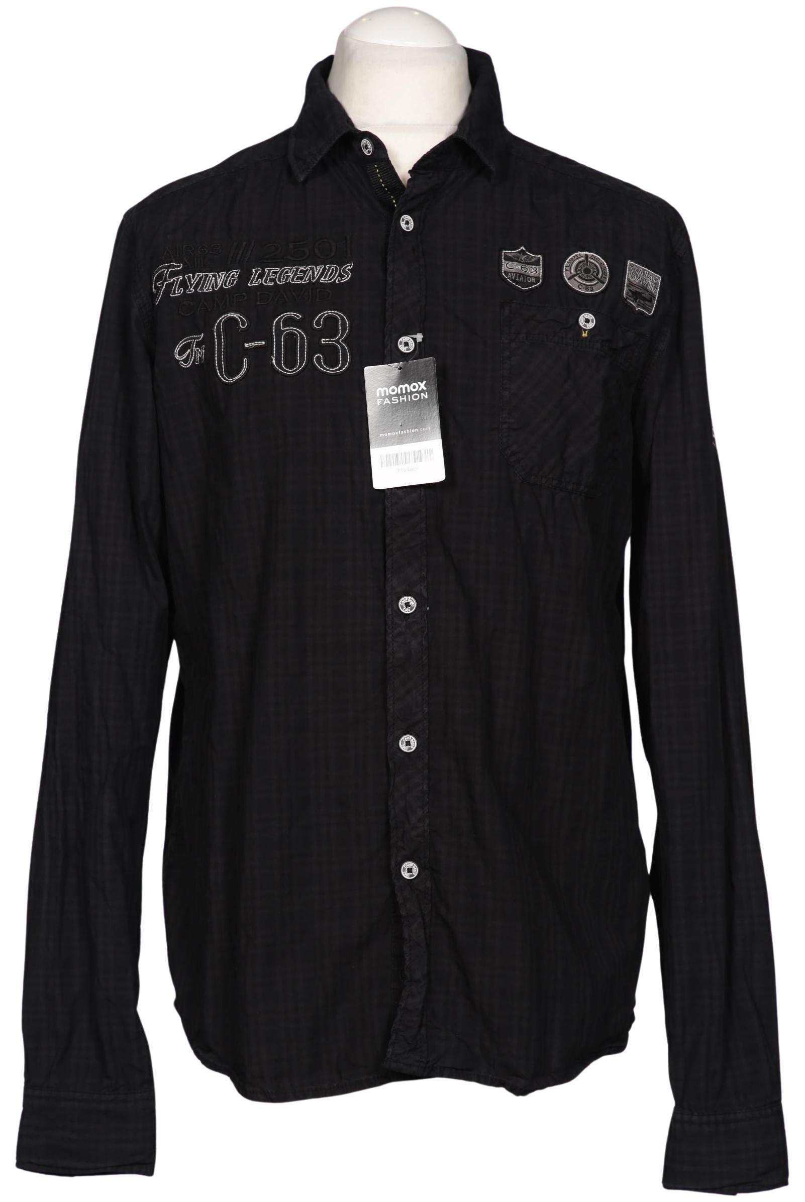 

Camp David Herren Hemd, schwarz, Gr. 48