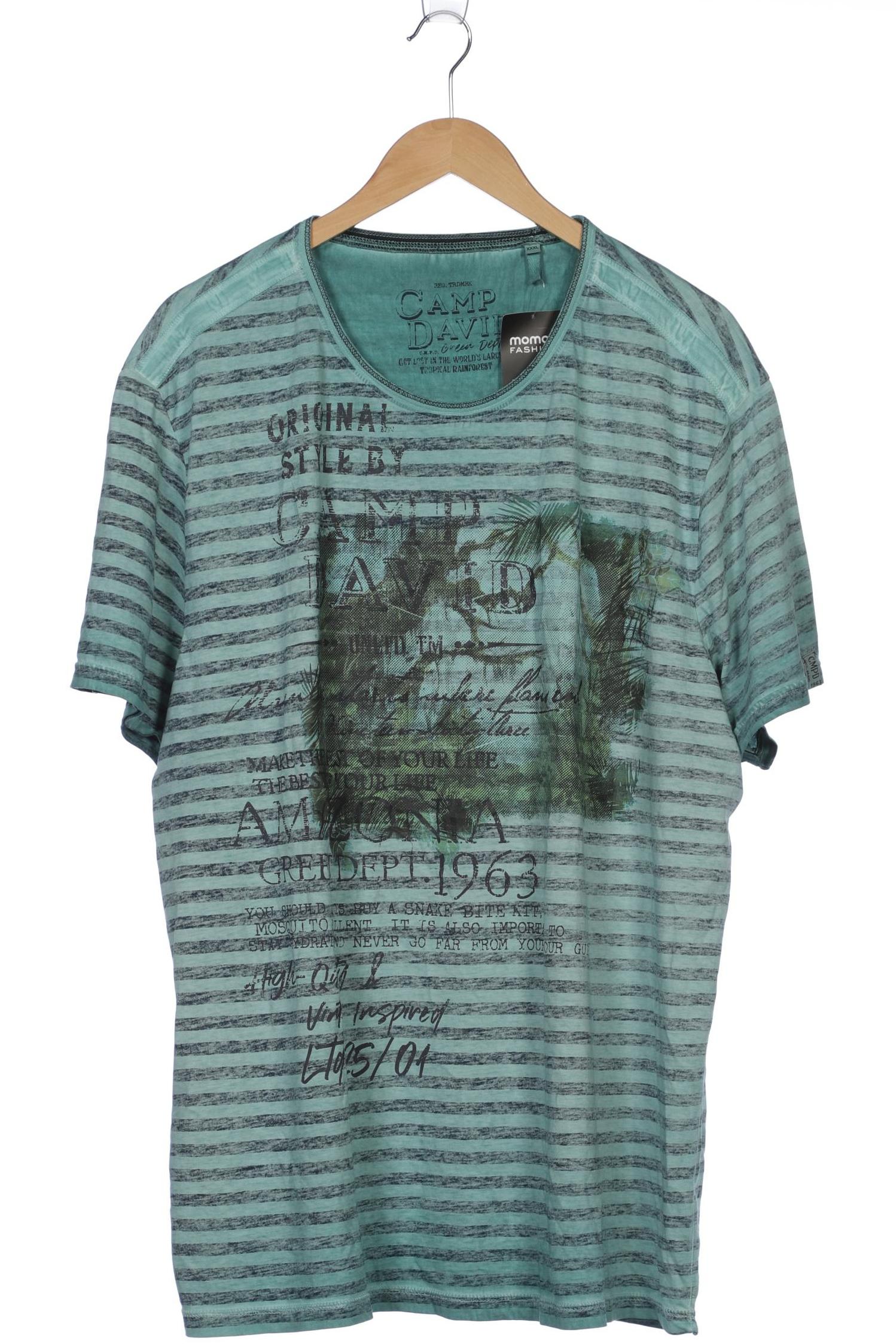 

Camp David Herren T-Shirt, türkis, Gr. 58