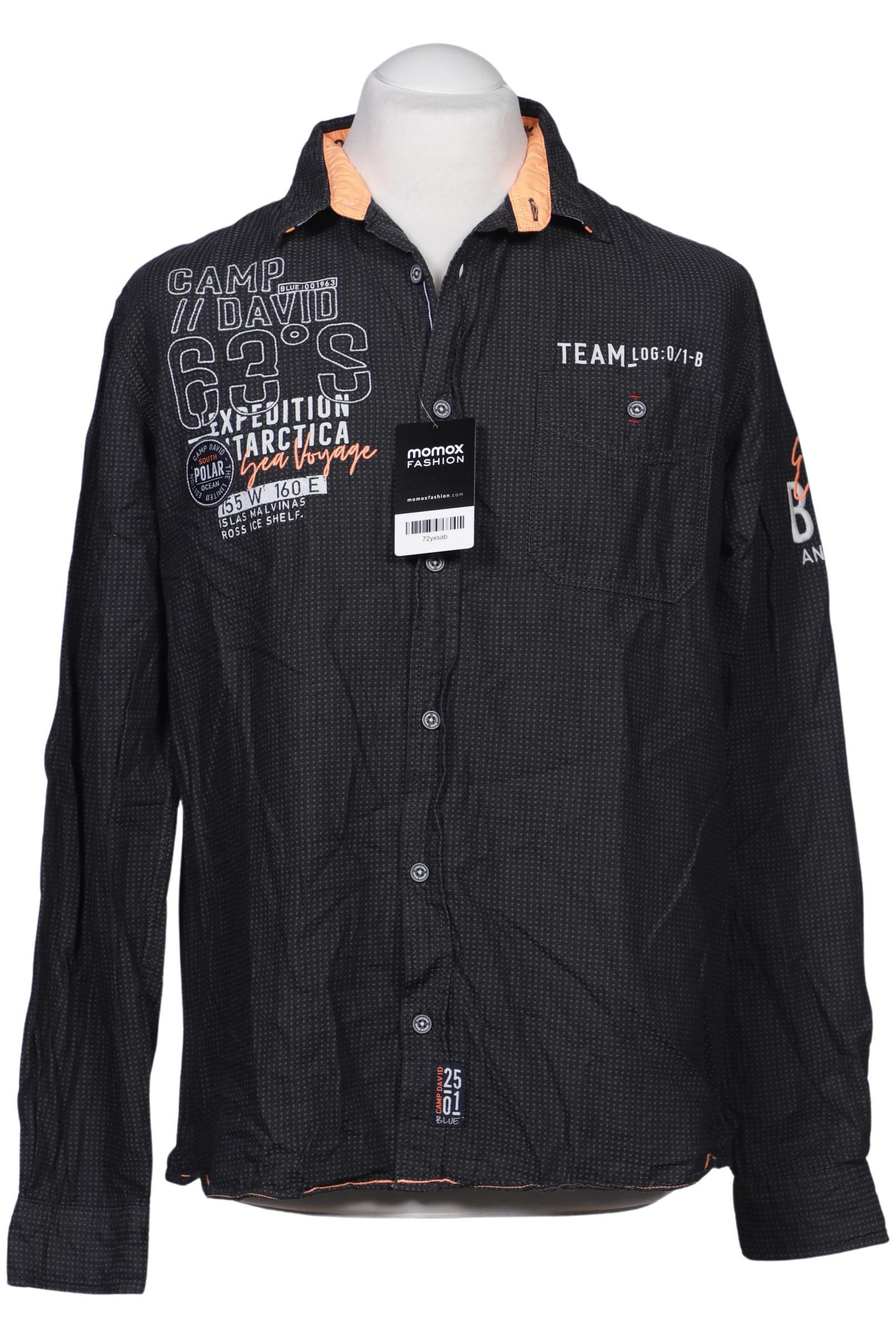 

Camp David Herren Hemd, schwarz, Gr. 48