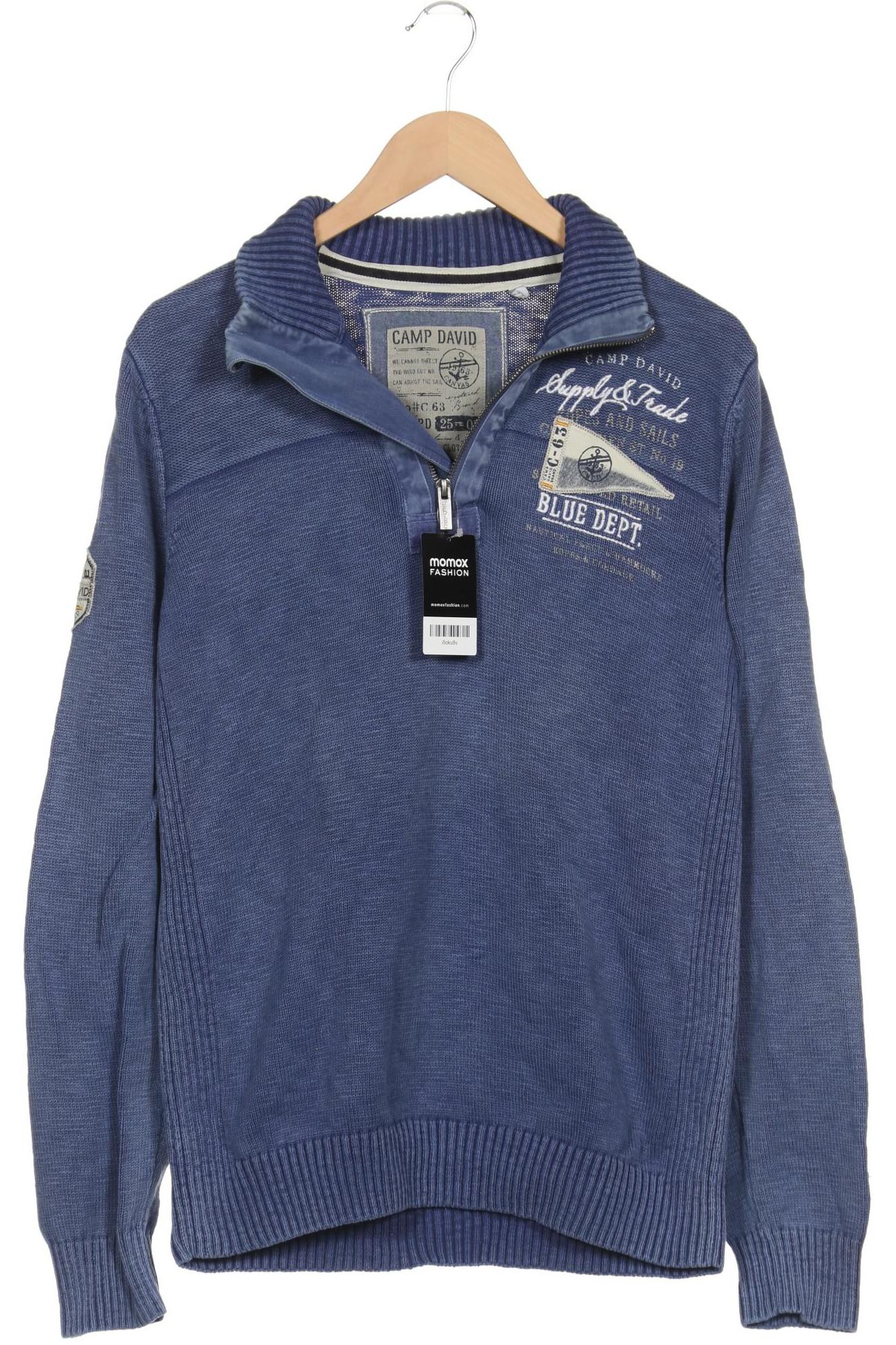 

Camp David Herren Pullover, blau, Gr. 52