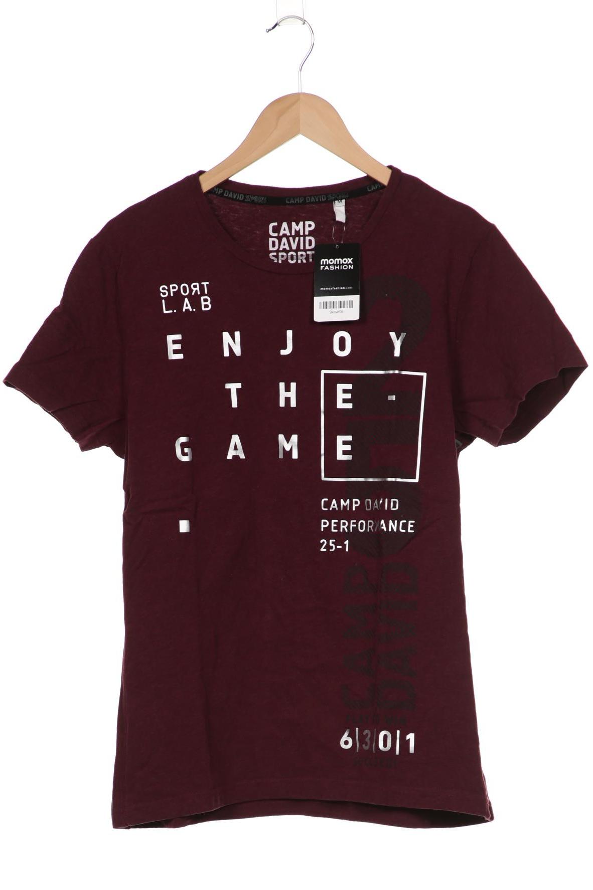 

Camp David Herren T-Shirt, bordeaux, Gr. 48