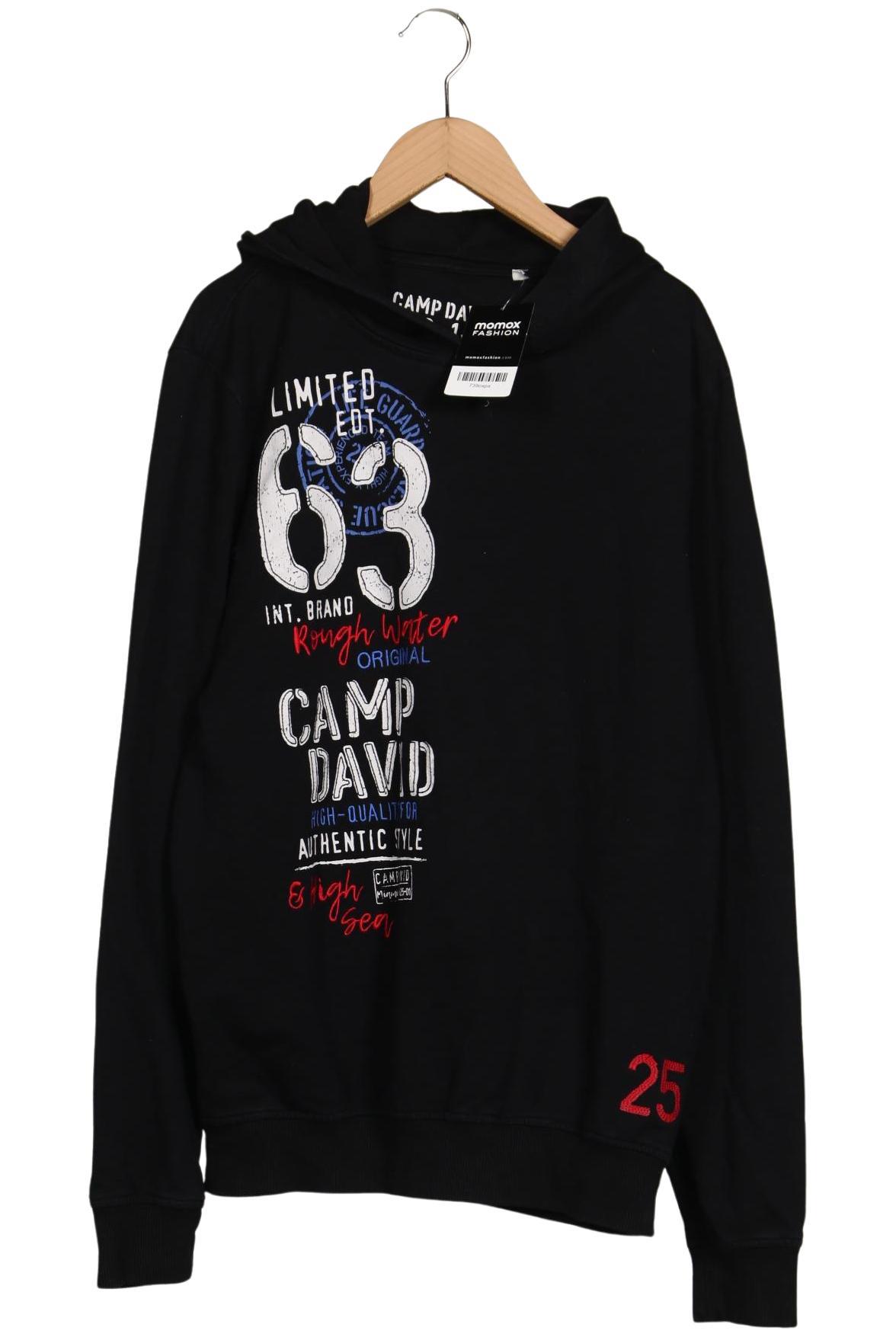 

Camp David Herren Kapuzenpullover, schwarz, Gr. 48