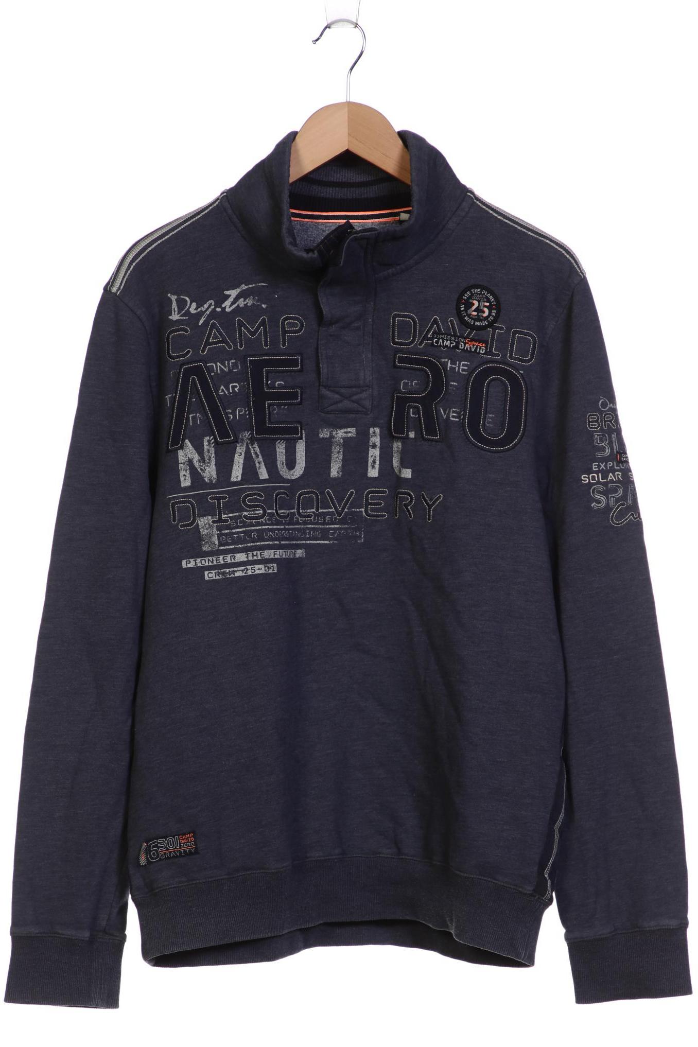 

Camp David Herren Sweatshirt, marineblau, Gr. 54
