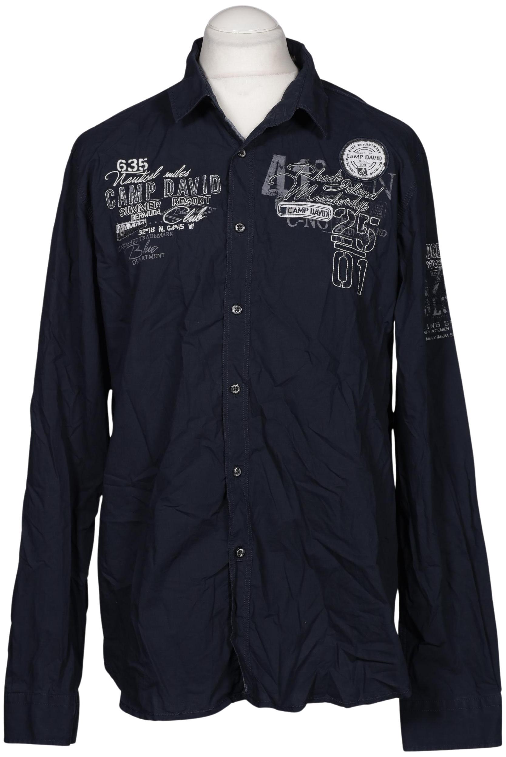 

Camp David Herren Hemd, marineblau, Gr. 54