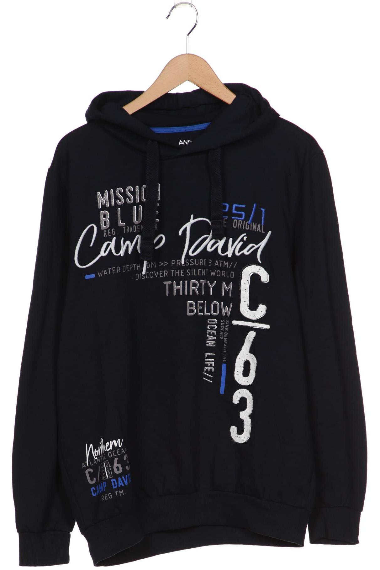 

Camp David Herren Kapuzenpullover, marineblau