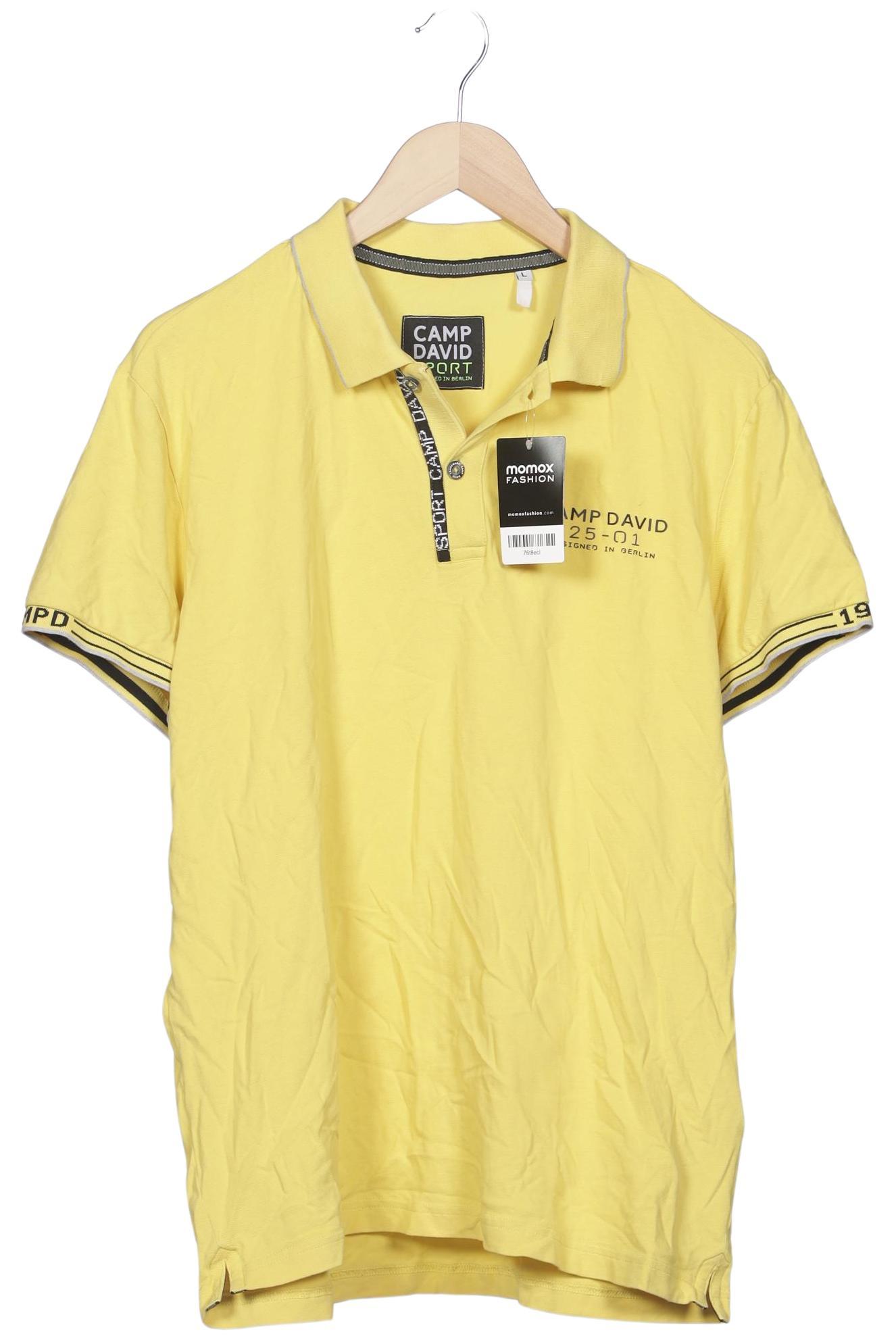 

Camp David Herren Poloshirt, gelb, Gr. 52