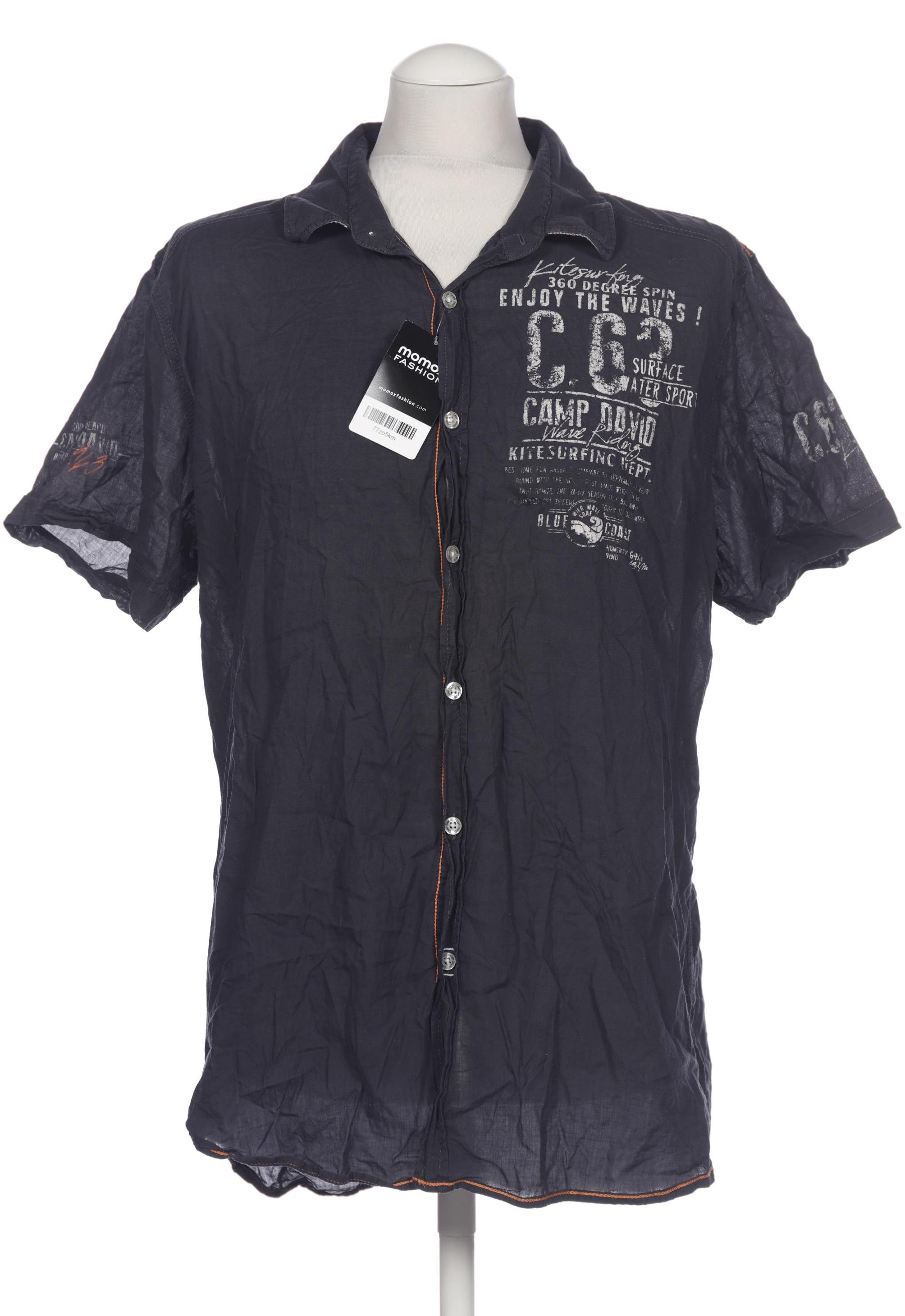 

Camp David Herren Hemd, schwarz