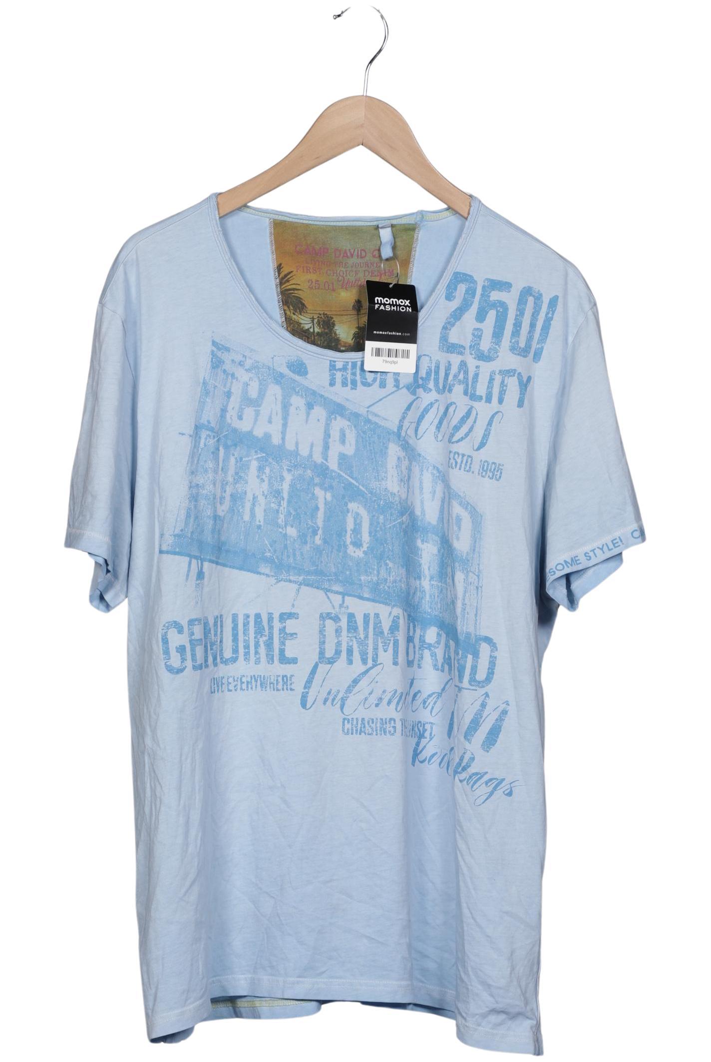 

Camp David Herren T-Shirt, hellblau, Gr. 58