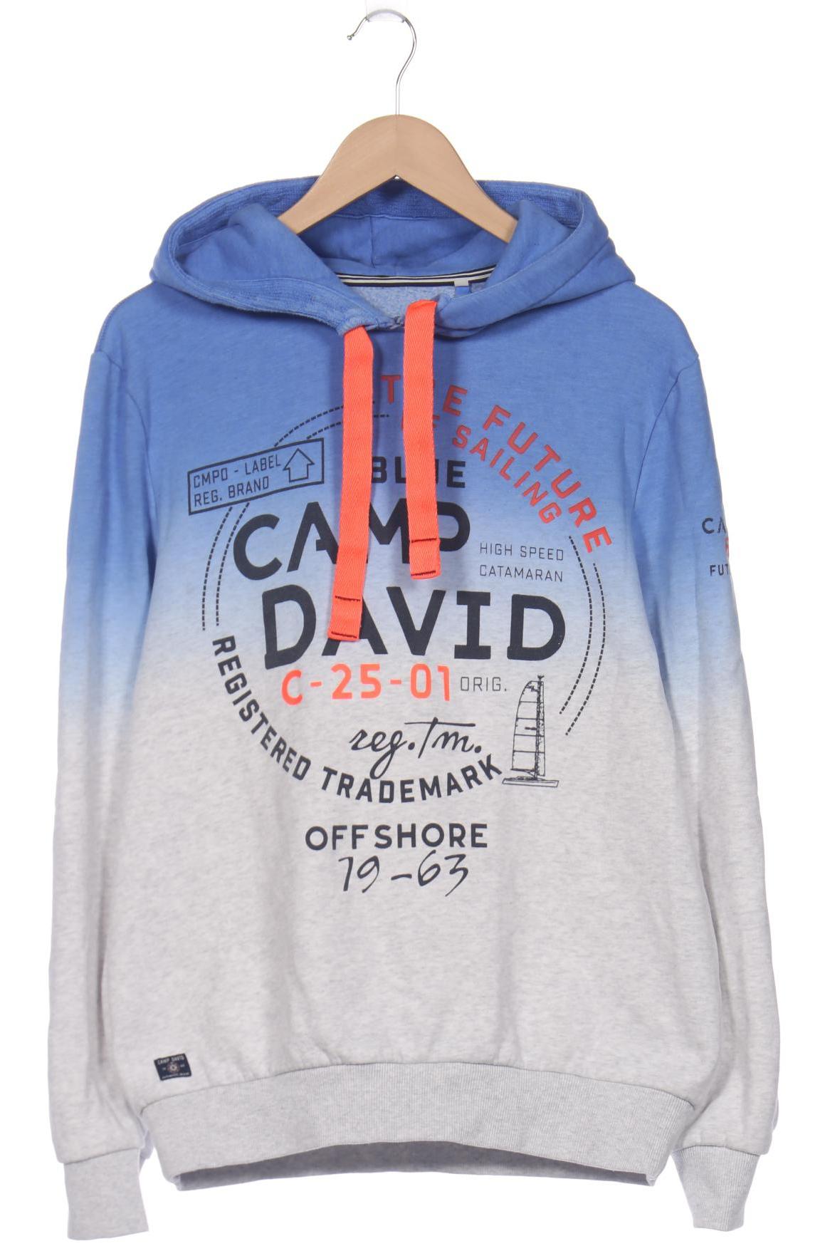 

Camp David Herren Kapuzenpullover, blau, Gr. 48