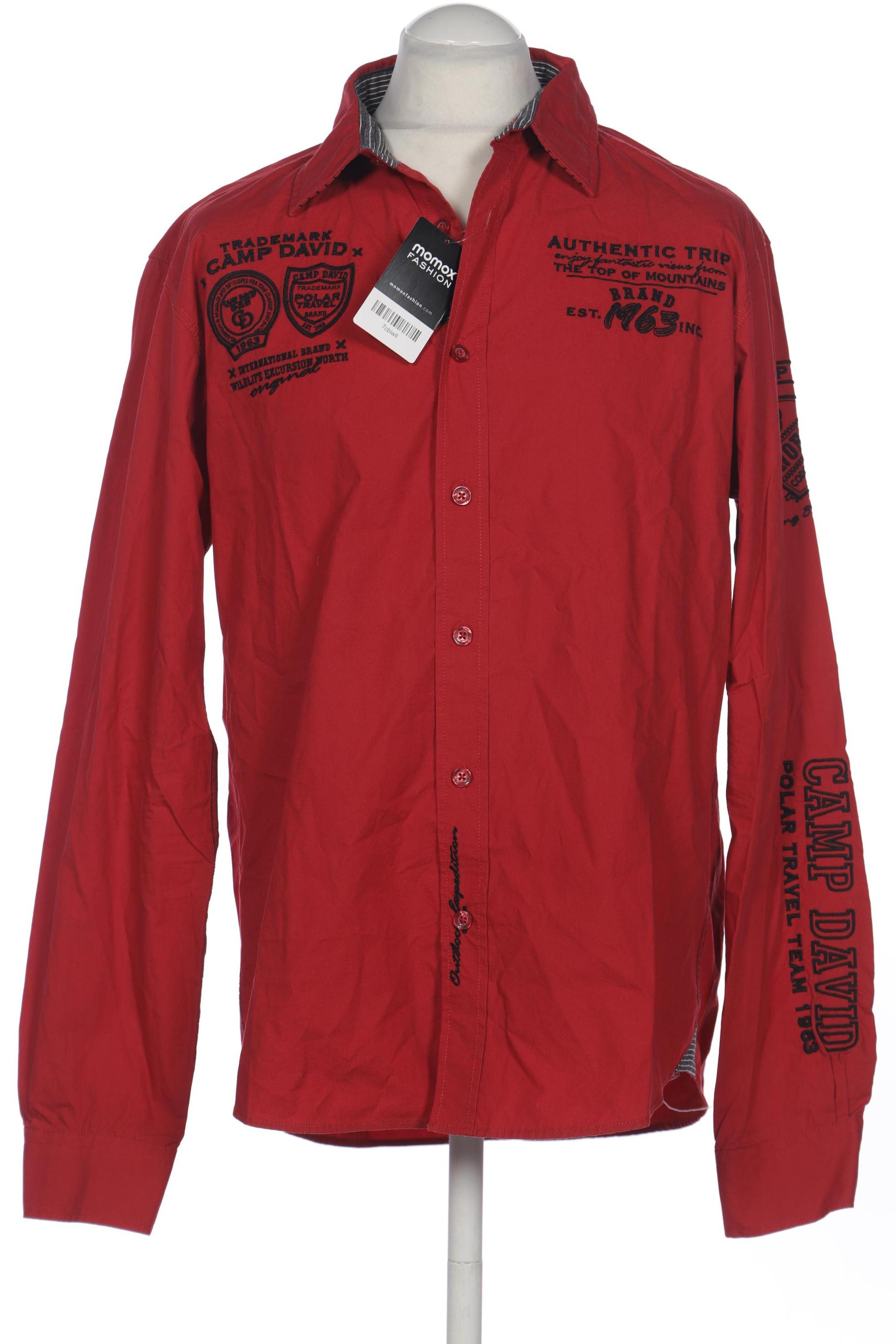 

Camp David Herren Hemd, rot