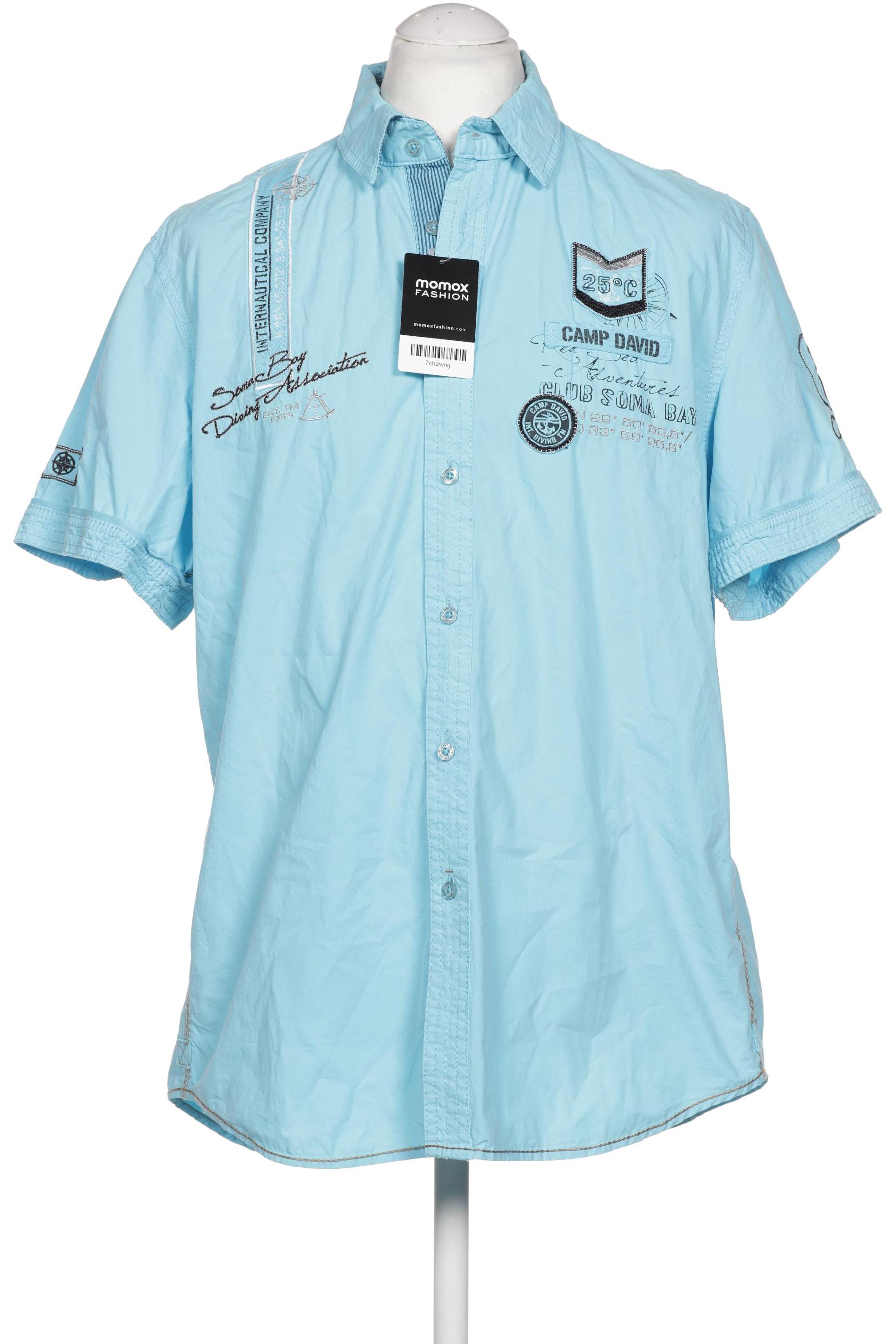 

Camp David Herren Hemd, blau