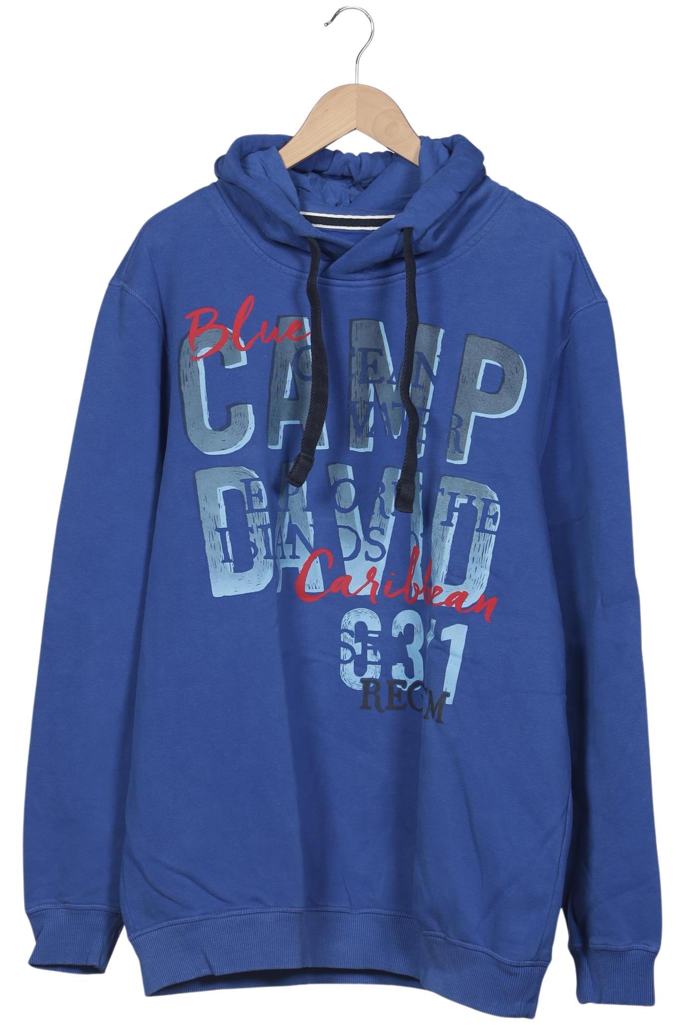 

Camp David Herren Kapuzenpullover, blau, Gr. 58