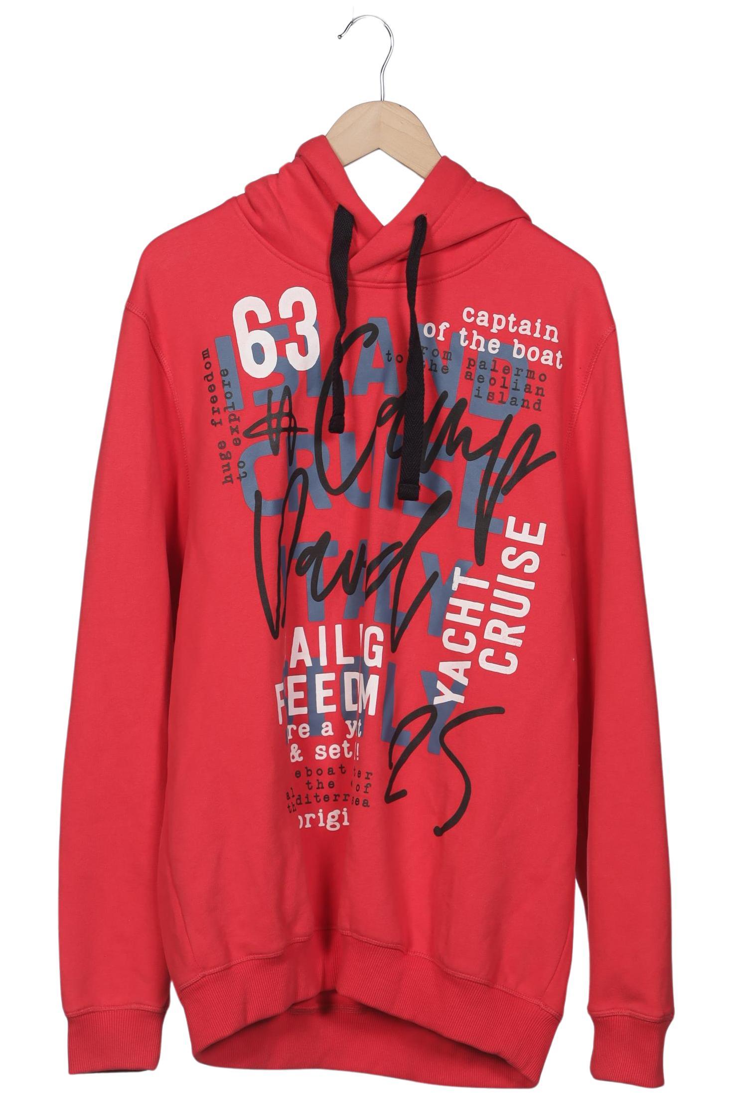 

Camp David Herren Kapuzenpullover, rot, Gr. 56