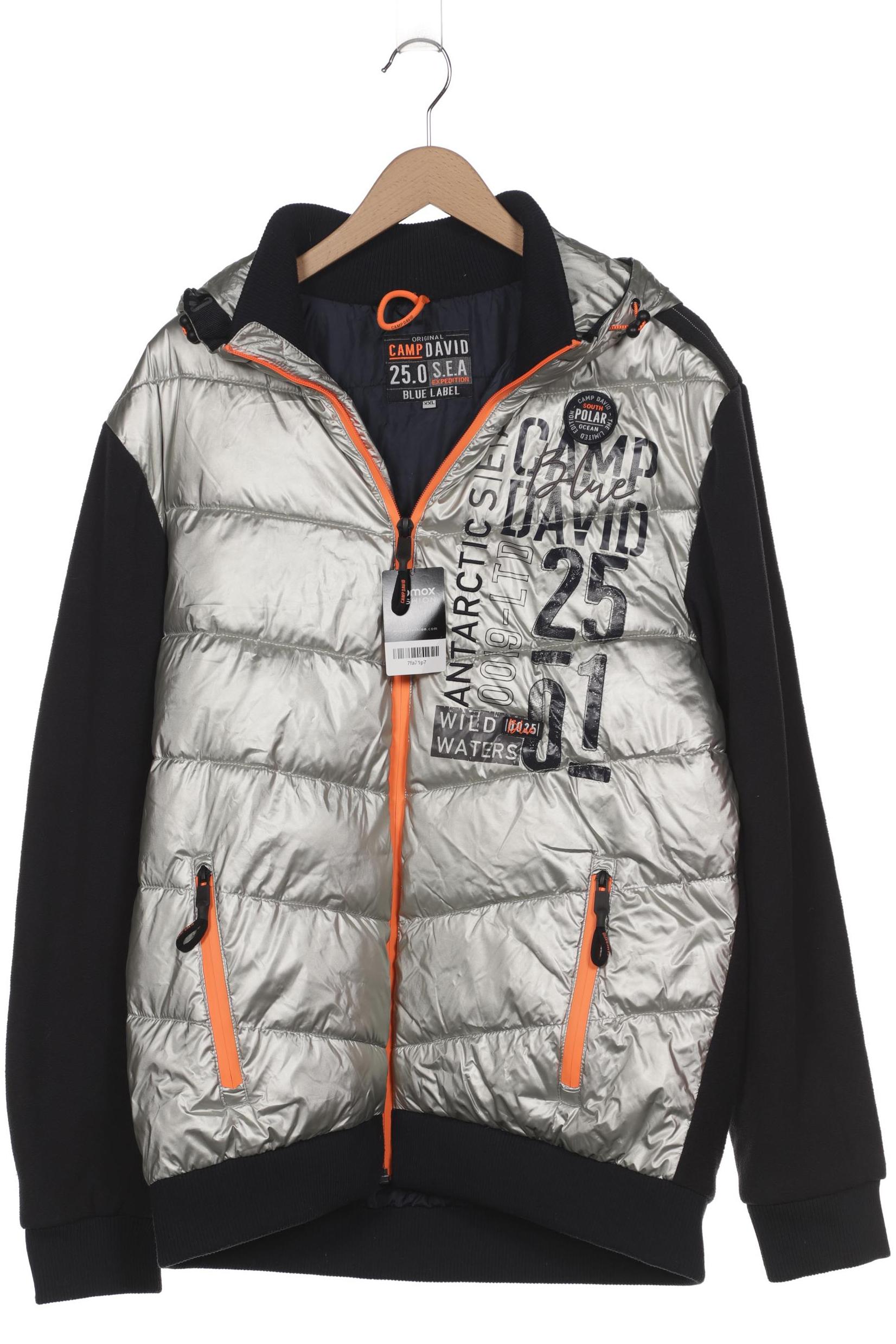Thumbnail - Camp David Herren Jacke, silber, Gr. 56