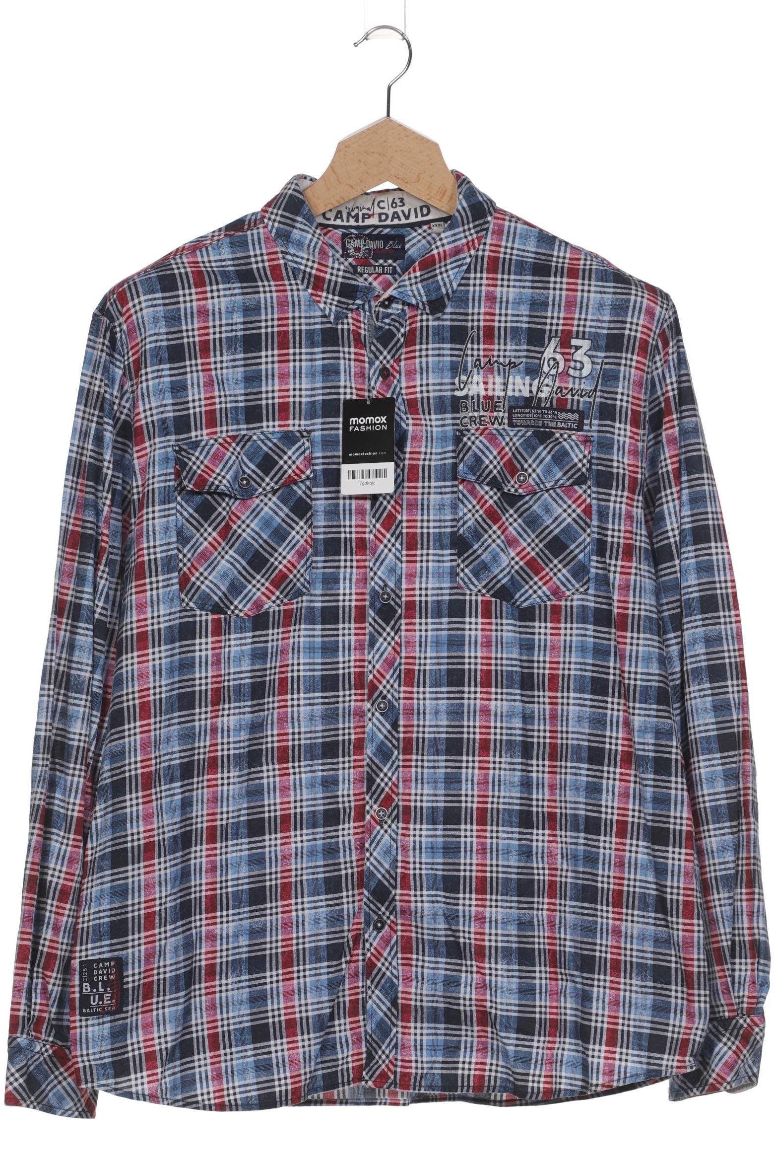 

Camp David Herren Hemd, blau, Gr. 58