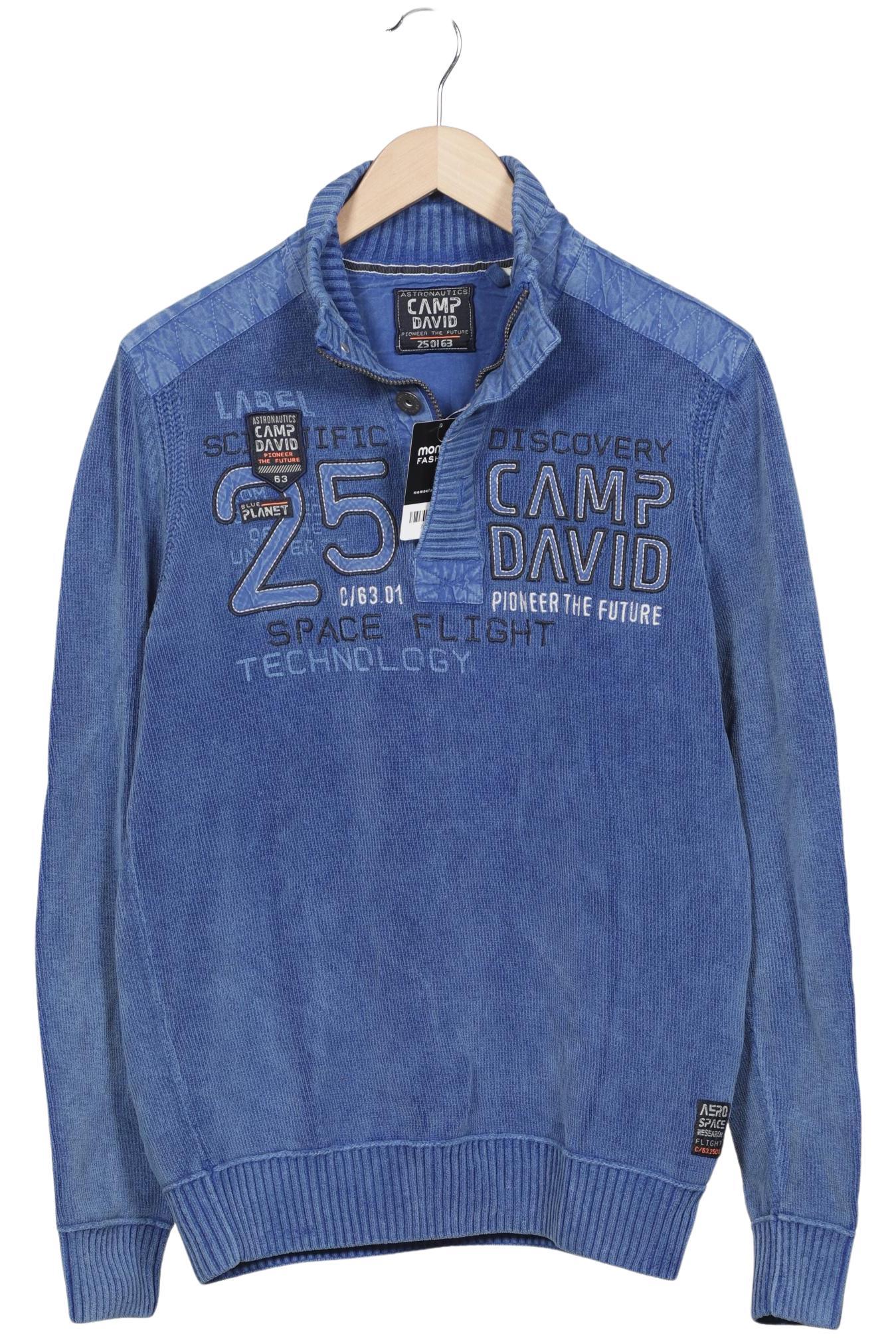 Thumbnail - Camp David Herren Pullover, blau, Gr. 52