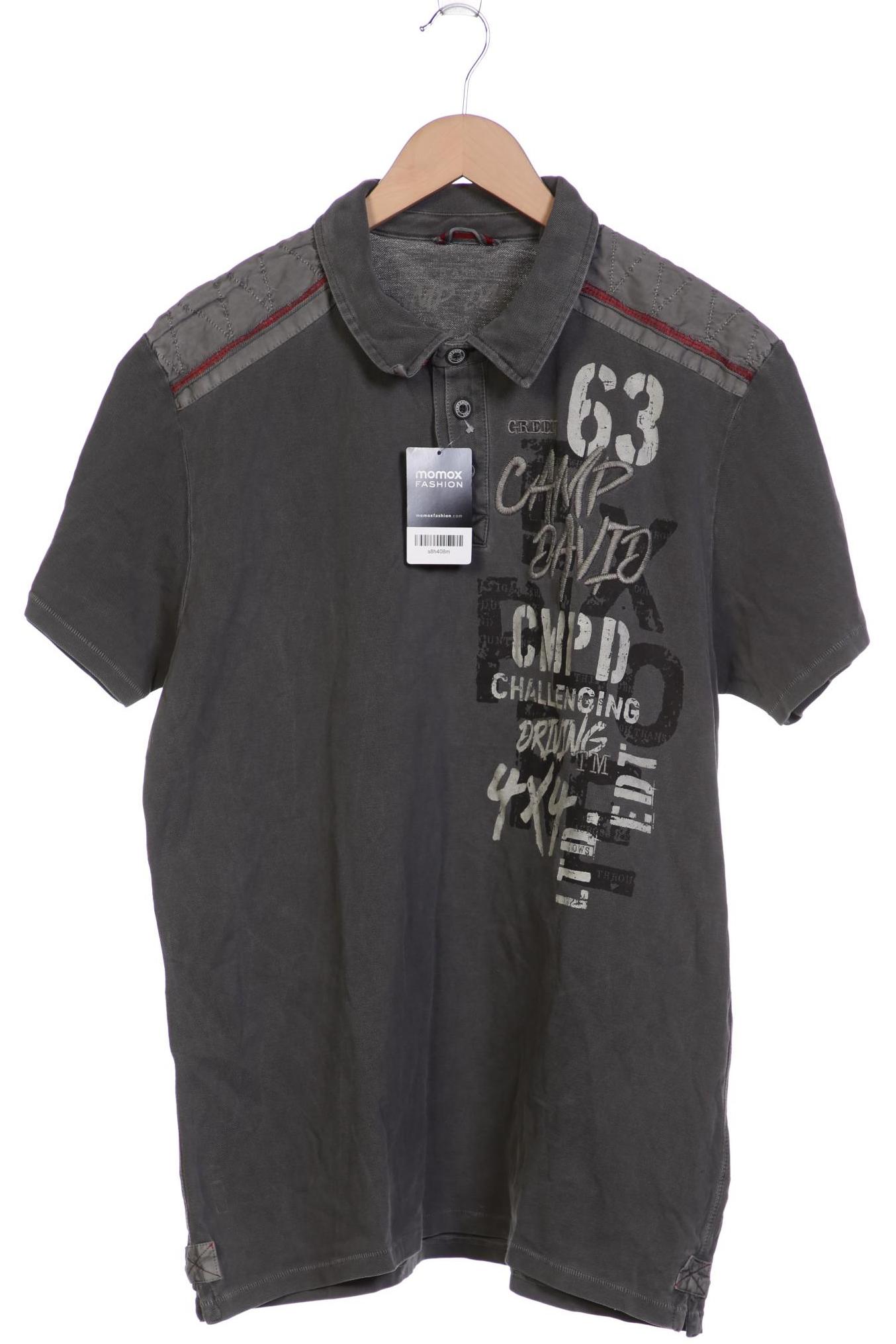 

Camp David Herren Poloshirt, grau, Gr. 56