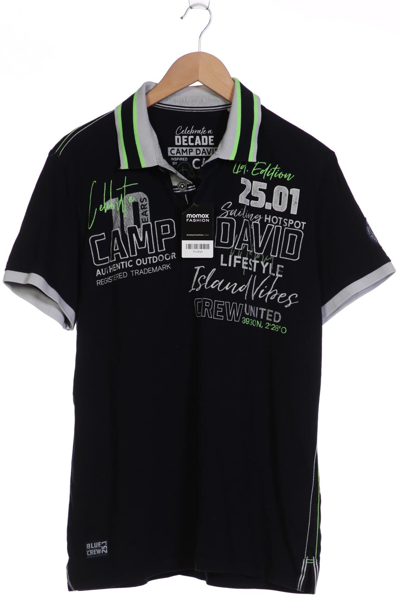 

Camp David Herren Poloshirt, marineblau