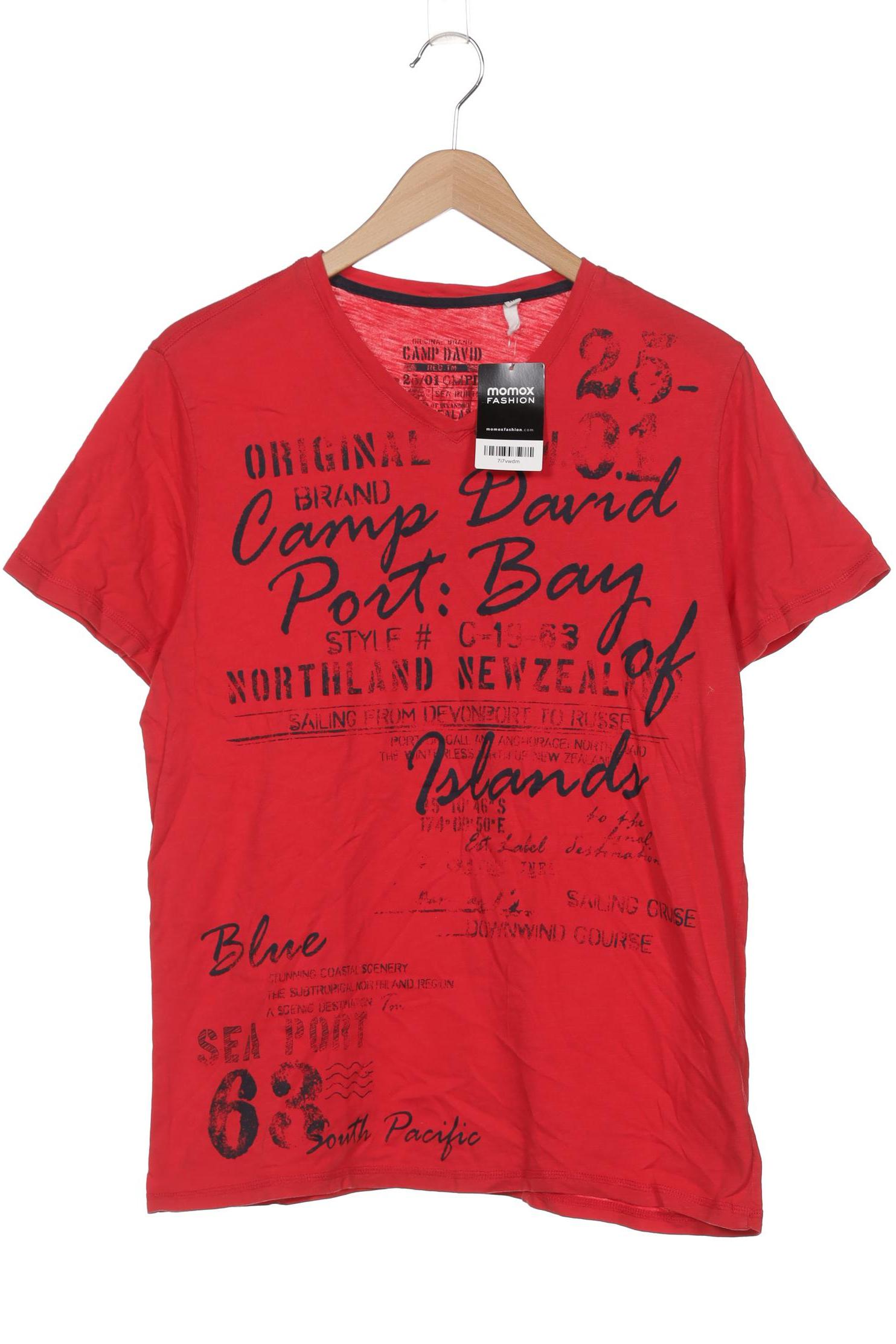 

Camp David Herren T-Shirt, rot, Gr. 48