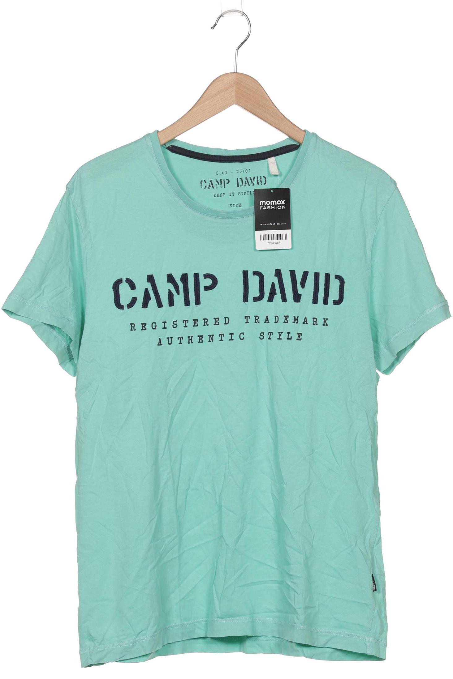 

Camp David Herren T-Shirt, türkis, Gr. 52