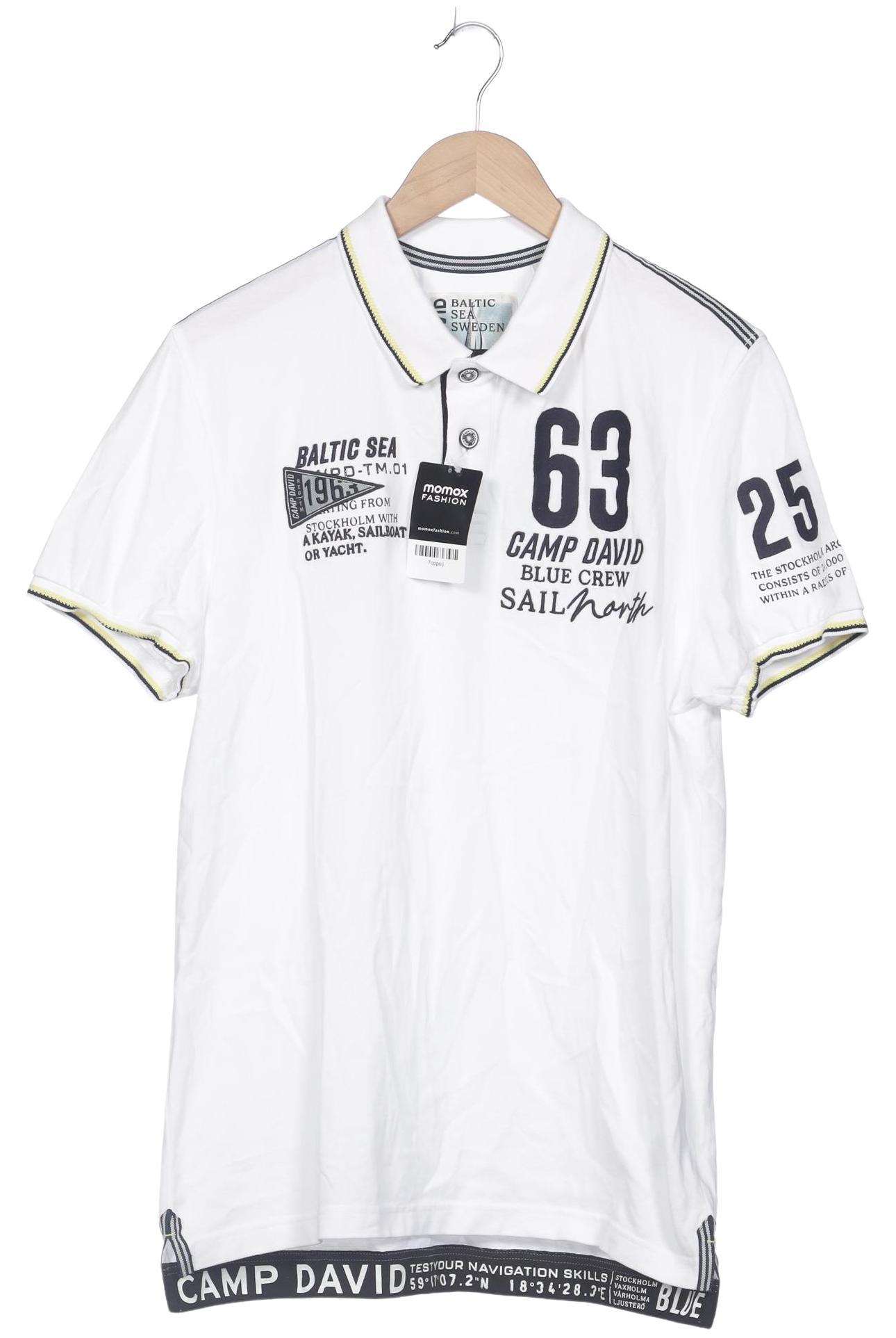 

Camp David Herren Poloshirt, weiß, Gr. 52