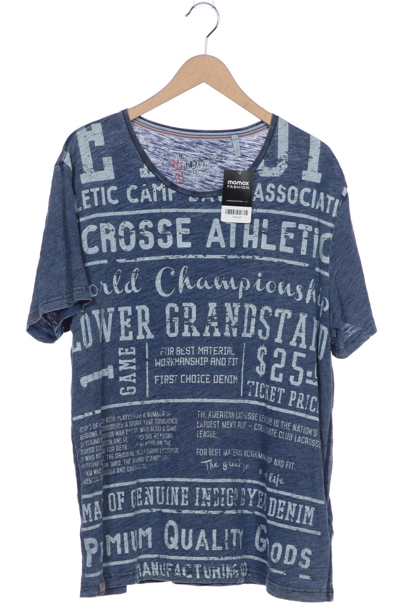 

Camp David Herren T-Shirt, blau, Gr. 56