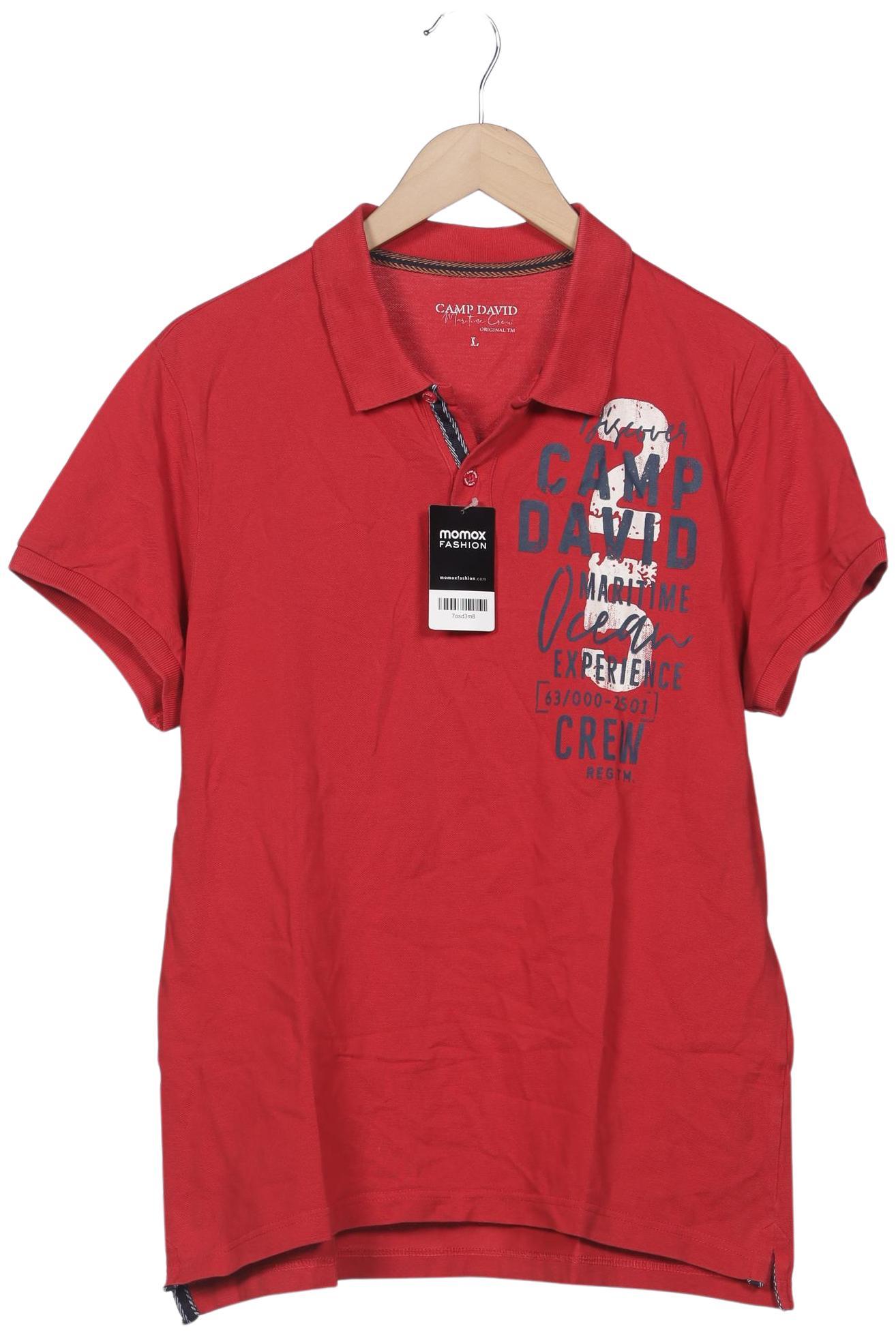 

Camp David Herren Poloshirt, rot, Gr. 52