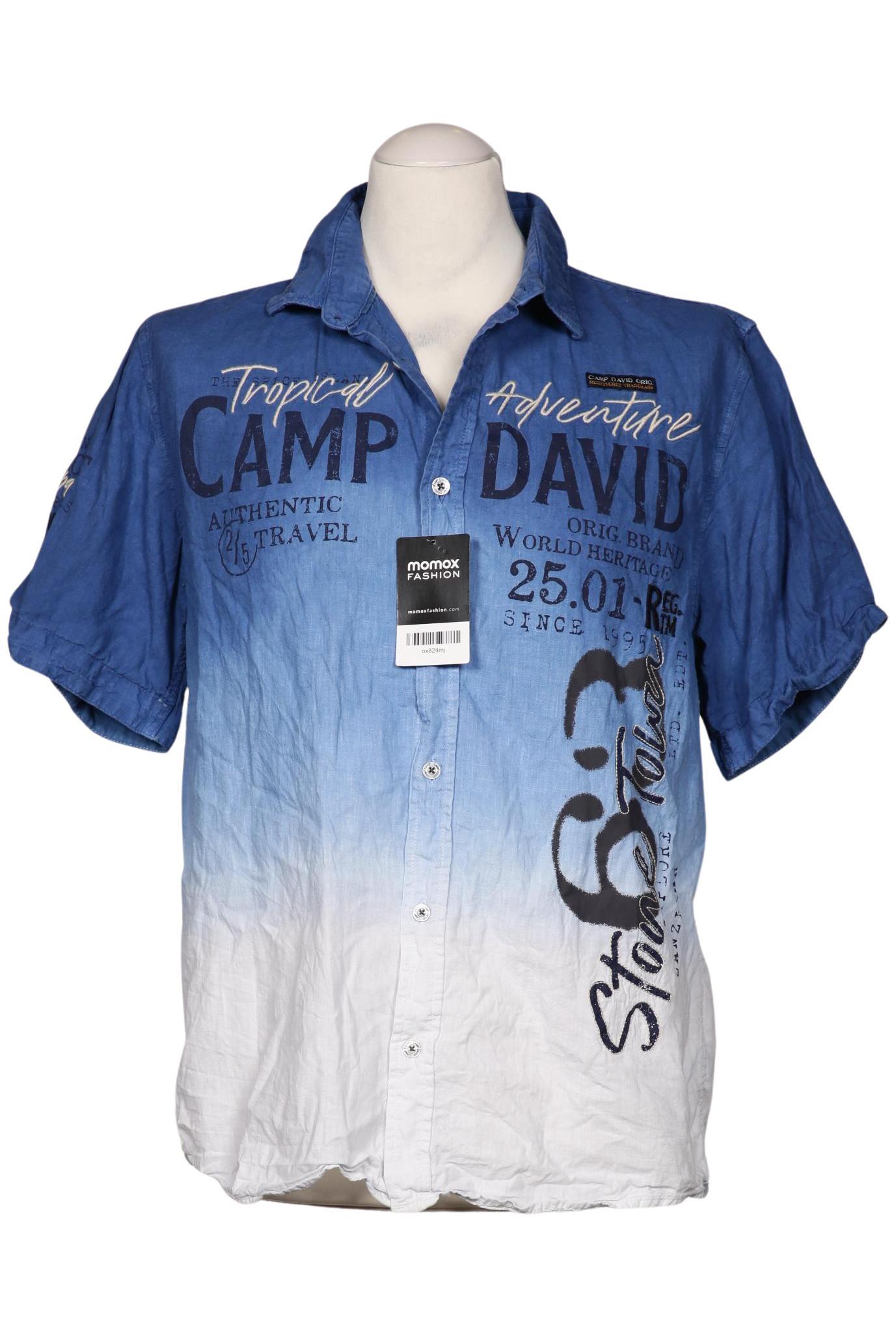 

Camp David Herren Hemd, blau, Gr. 48
