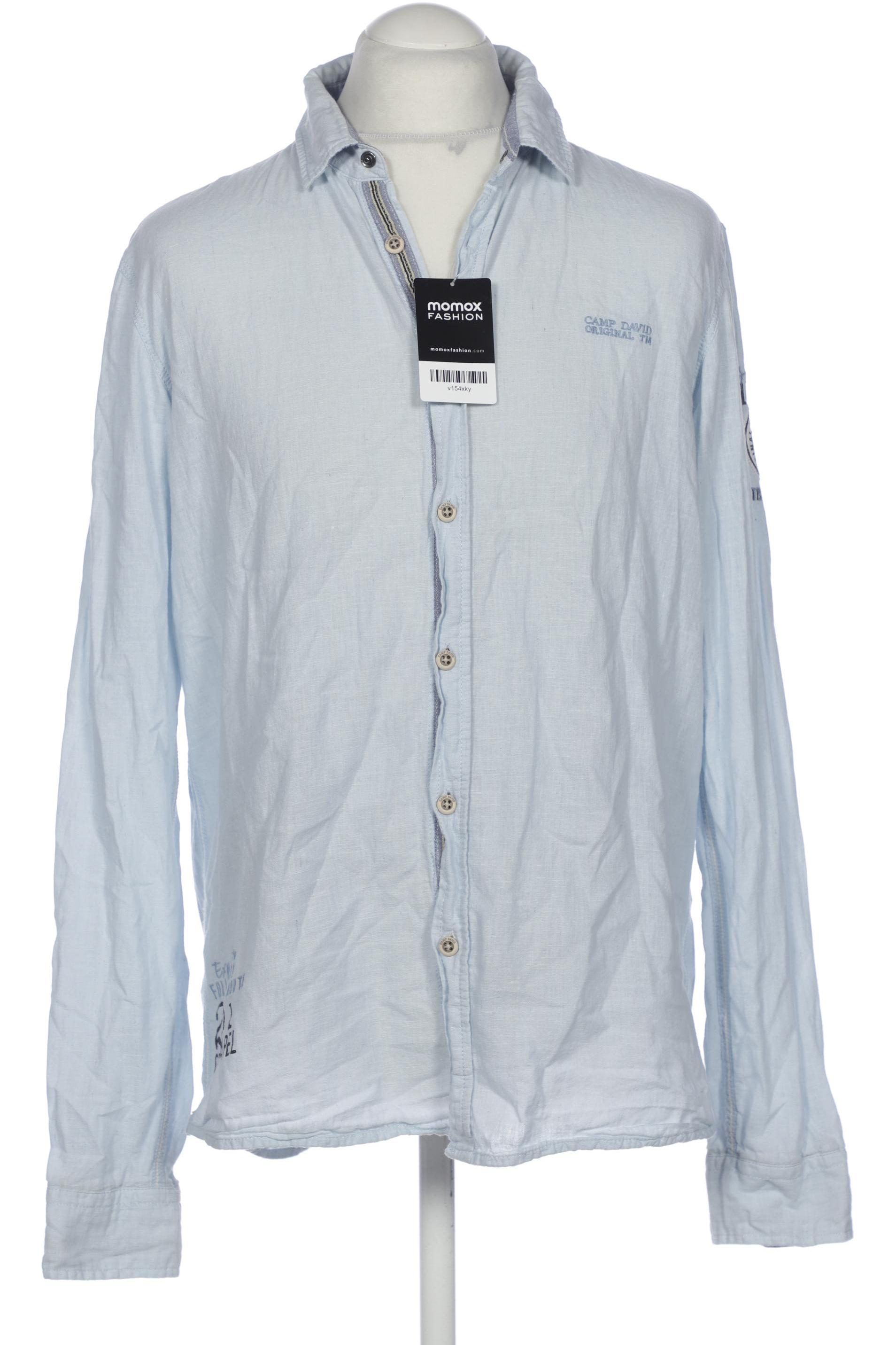 

Camp David Herren Hemd, hellblau, Gr. 48