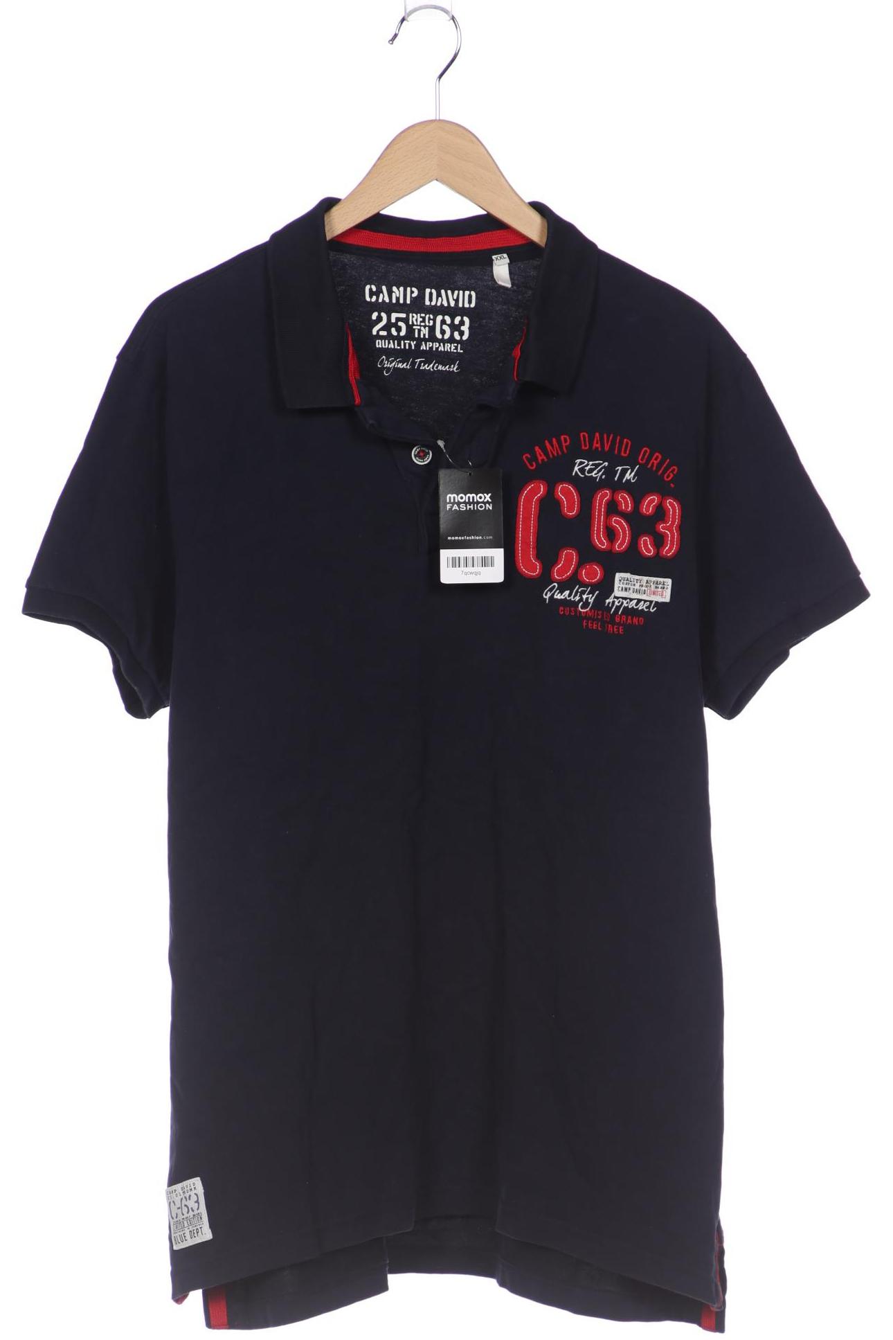 

Camp David Herren Poloshirt, marineblau