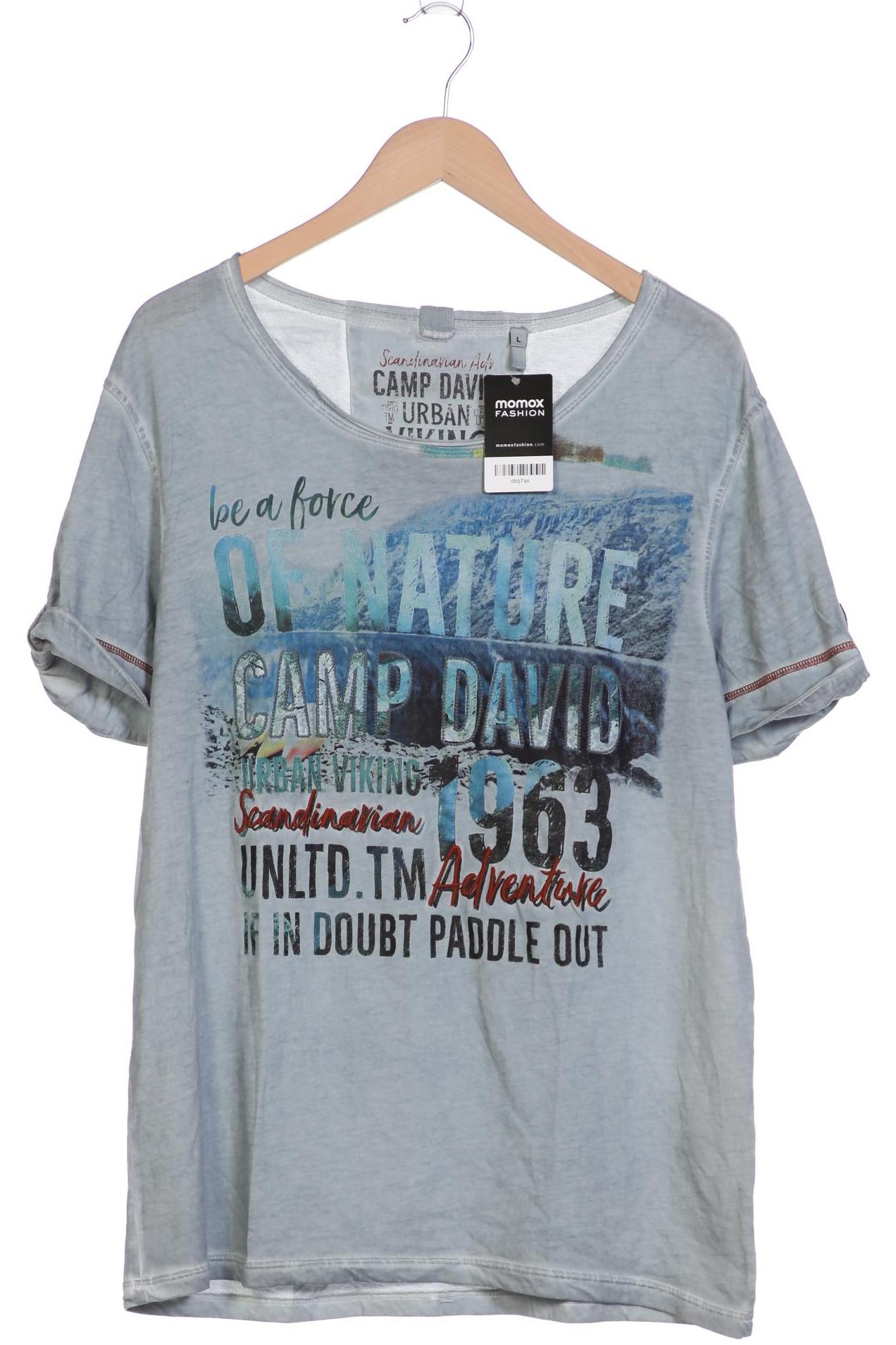 

Camp David Herren T-Shirt, hellblau, Gr. 52