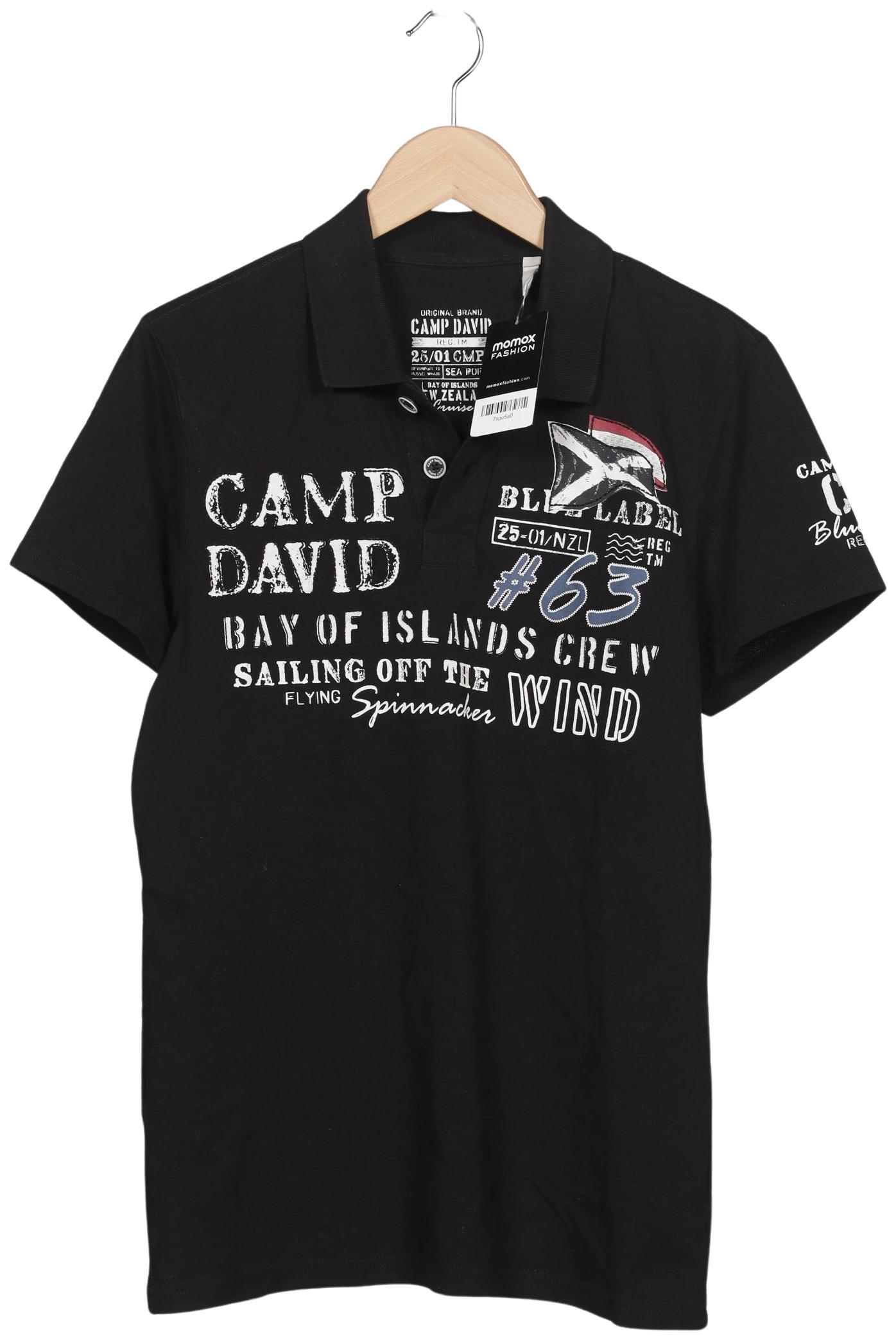 

Camp David Herren Poloshirt, schwarz, Gr. 46