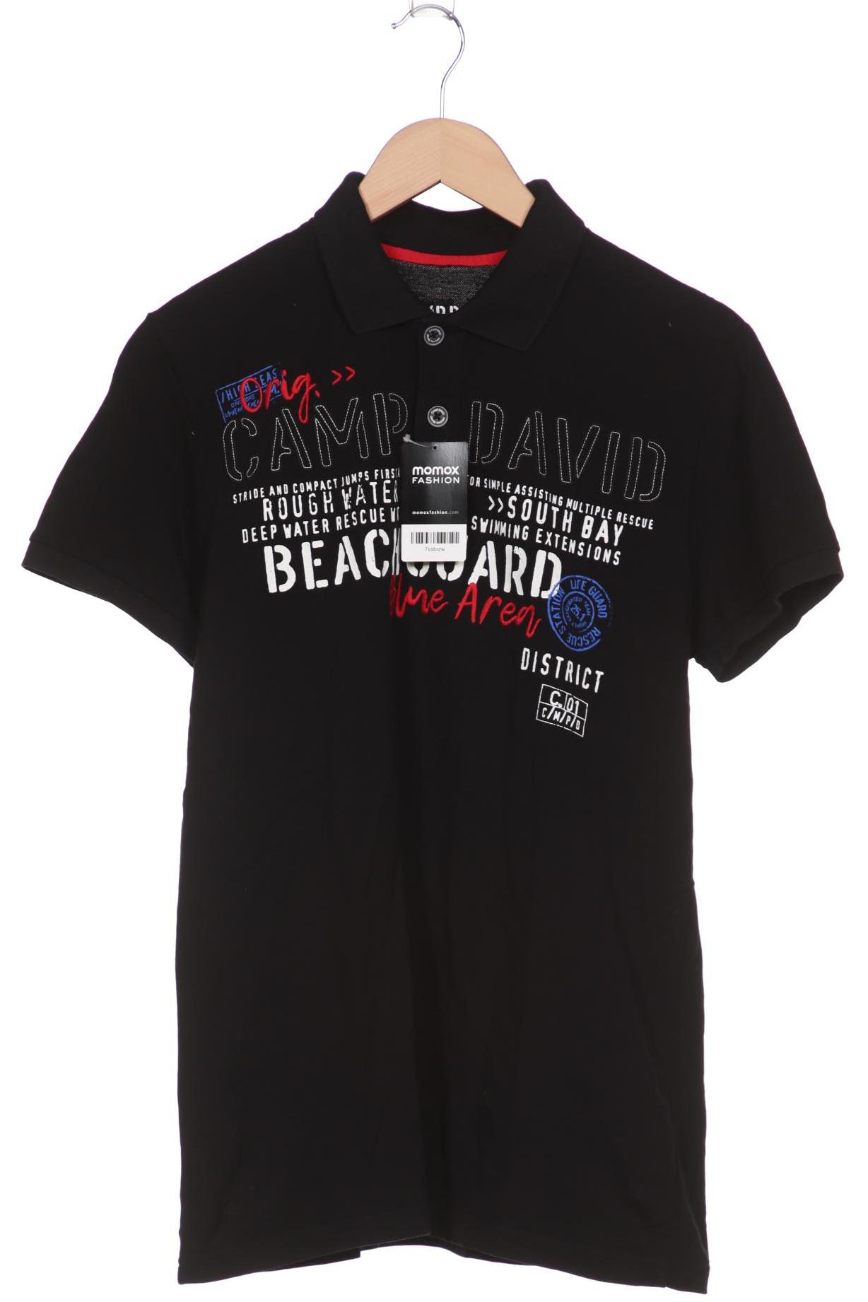 

Camp David Herren Poloshirt, schwarz