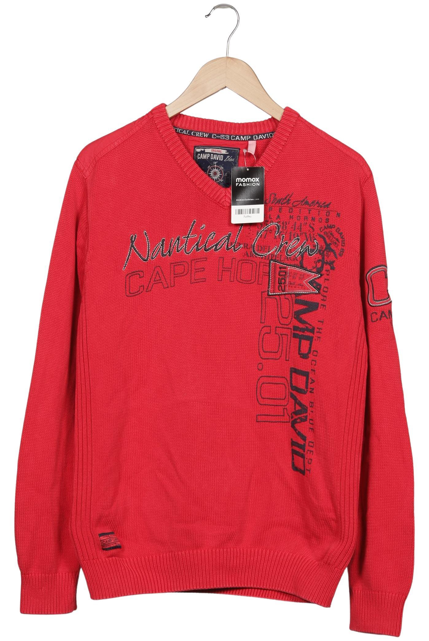 

Camp David Herren Pullover, rot, Gr. 54