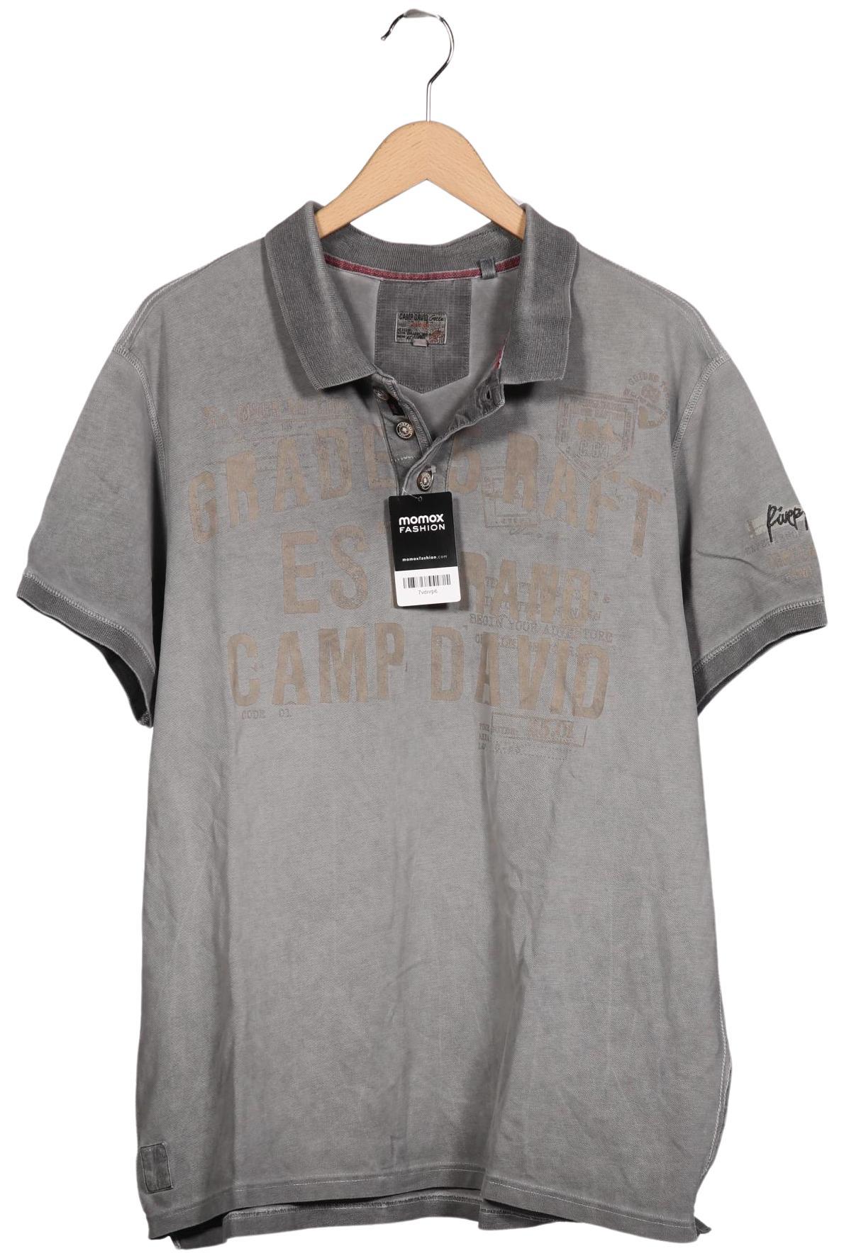 

Camp David Herren Poloshirt, grau, Gr. 56