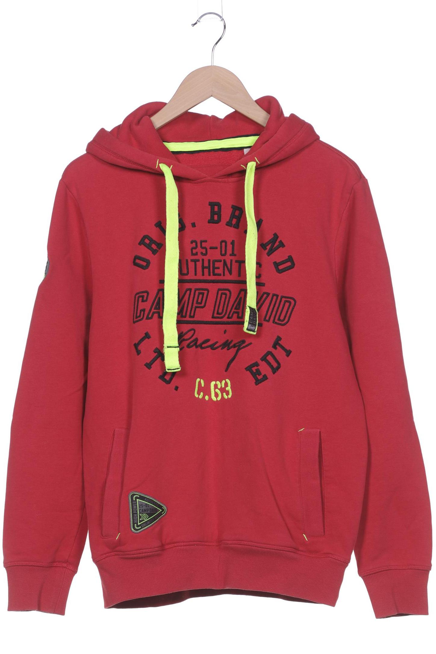 

Camp David Herren Kapuzenpullover, rot, Gr. 48
