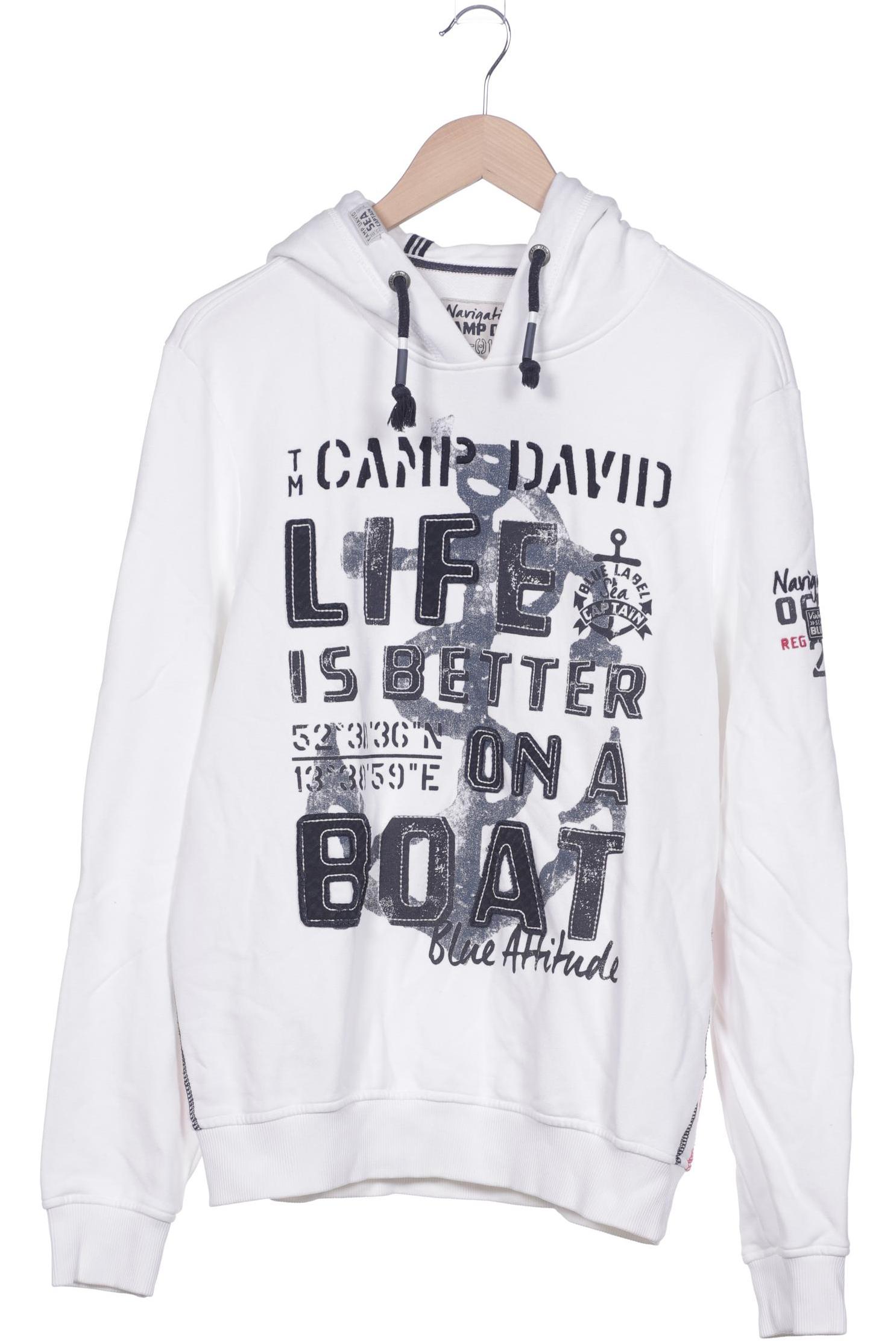 

Camp David Herren Kapuzenpullover, weiß