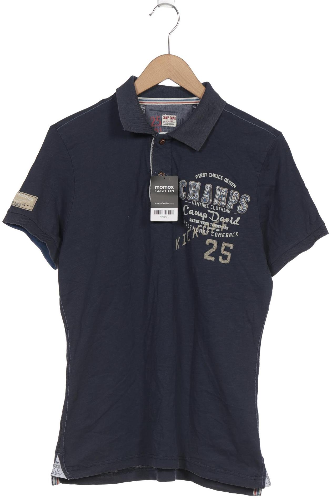 

Camp David Herren Poloshirt, marineblau