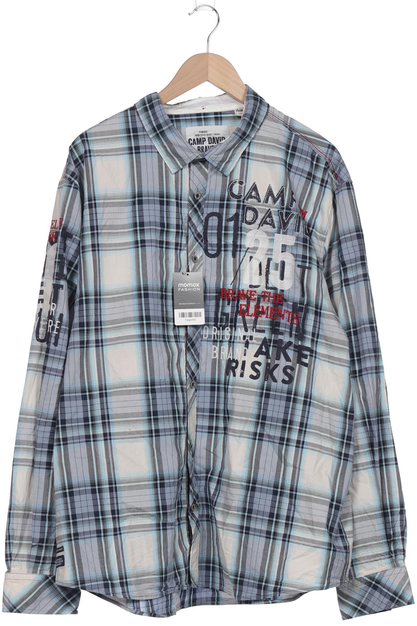 

Camp David Herren Hemd, blau