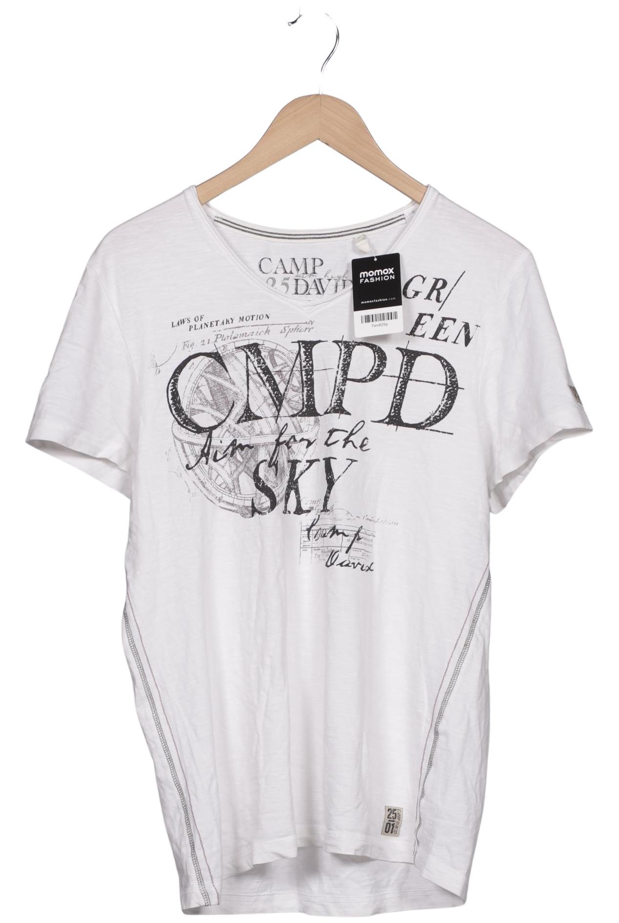 

Camp David Herren T-Shirt, weiß, Gr. 46