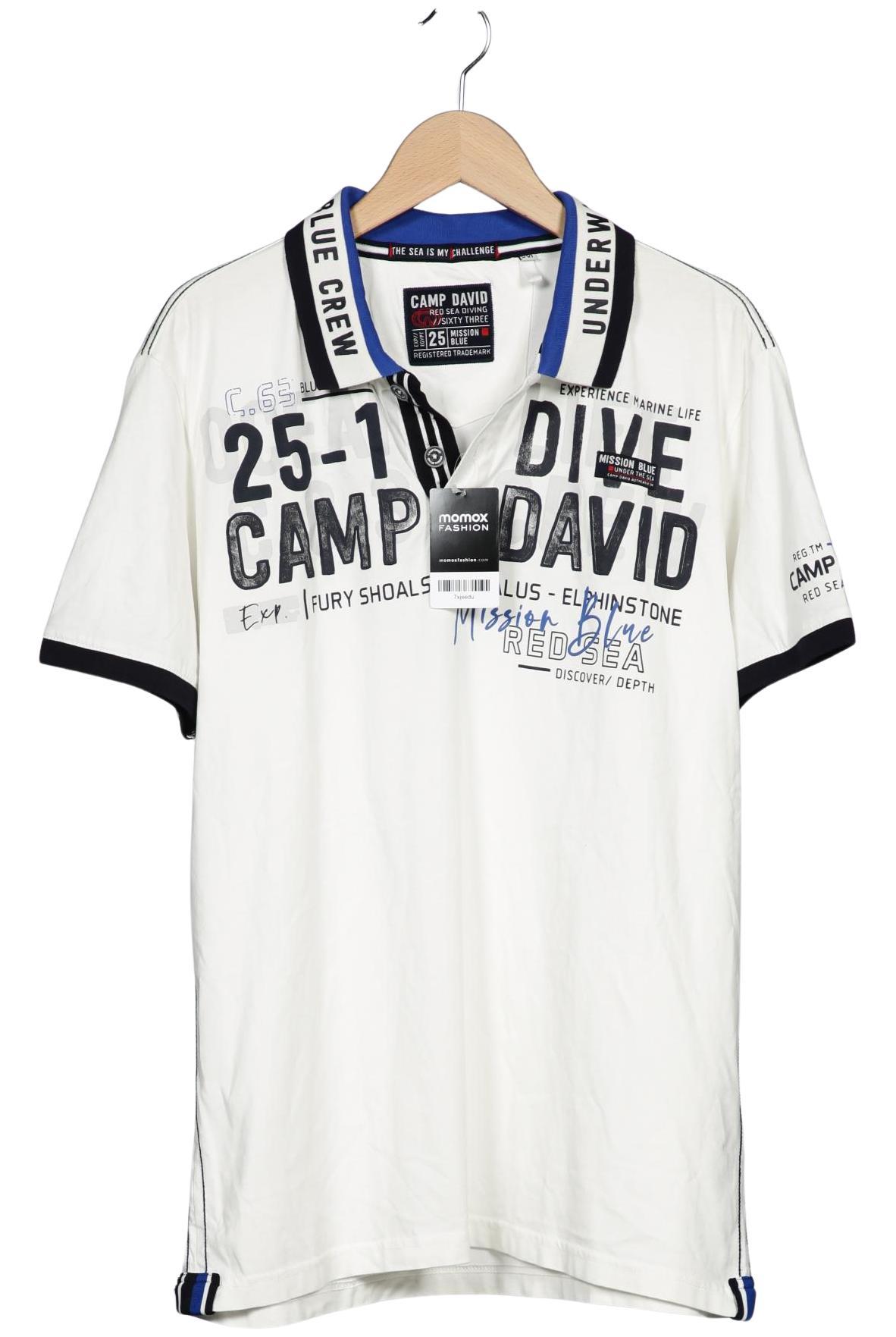 

Camp David Herren T-Shirt, weiß, Gr. 56