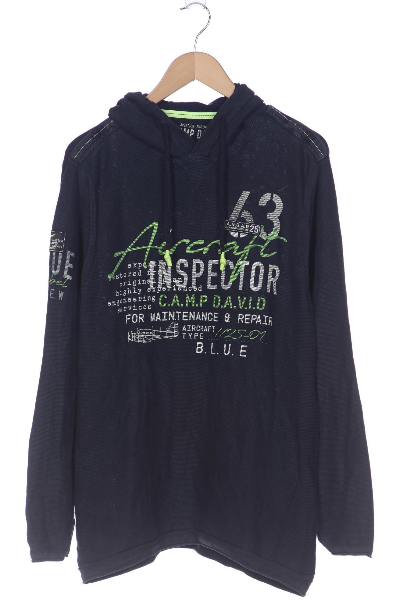 

Camp David Herren Kapuzenpullover, marineblau, Gr. 48