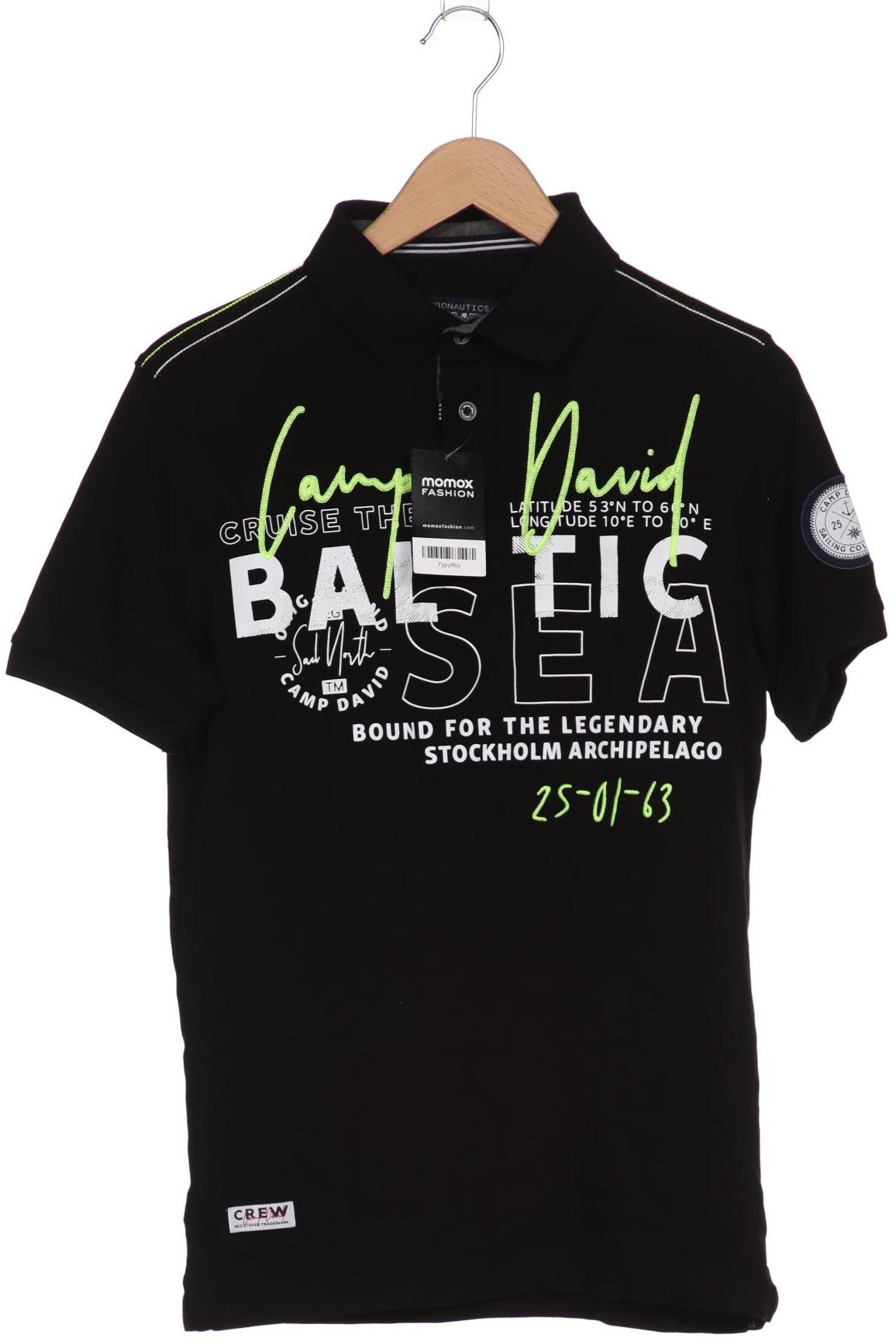 

Camp David Herren Poloshirt, schwarz