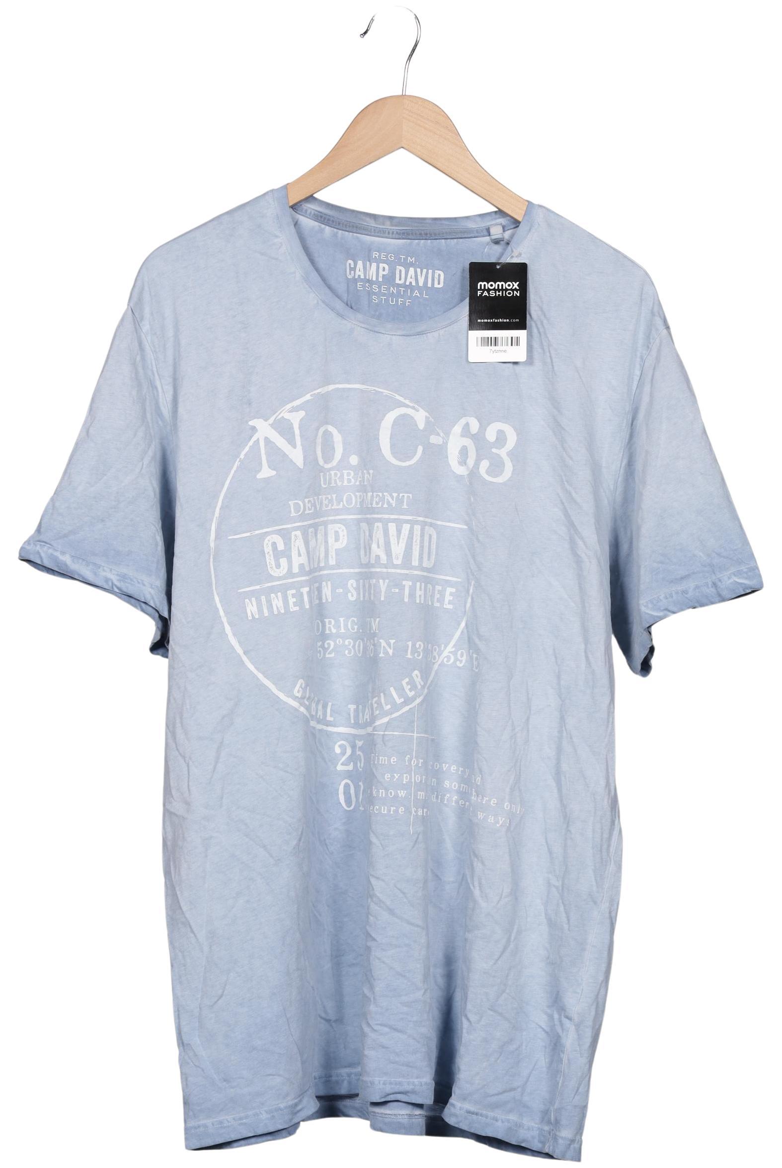 

Camp David Herren T-Shirt, hellblau, Gr. 58