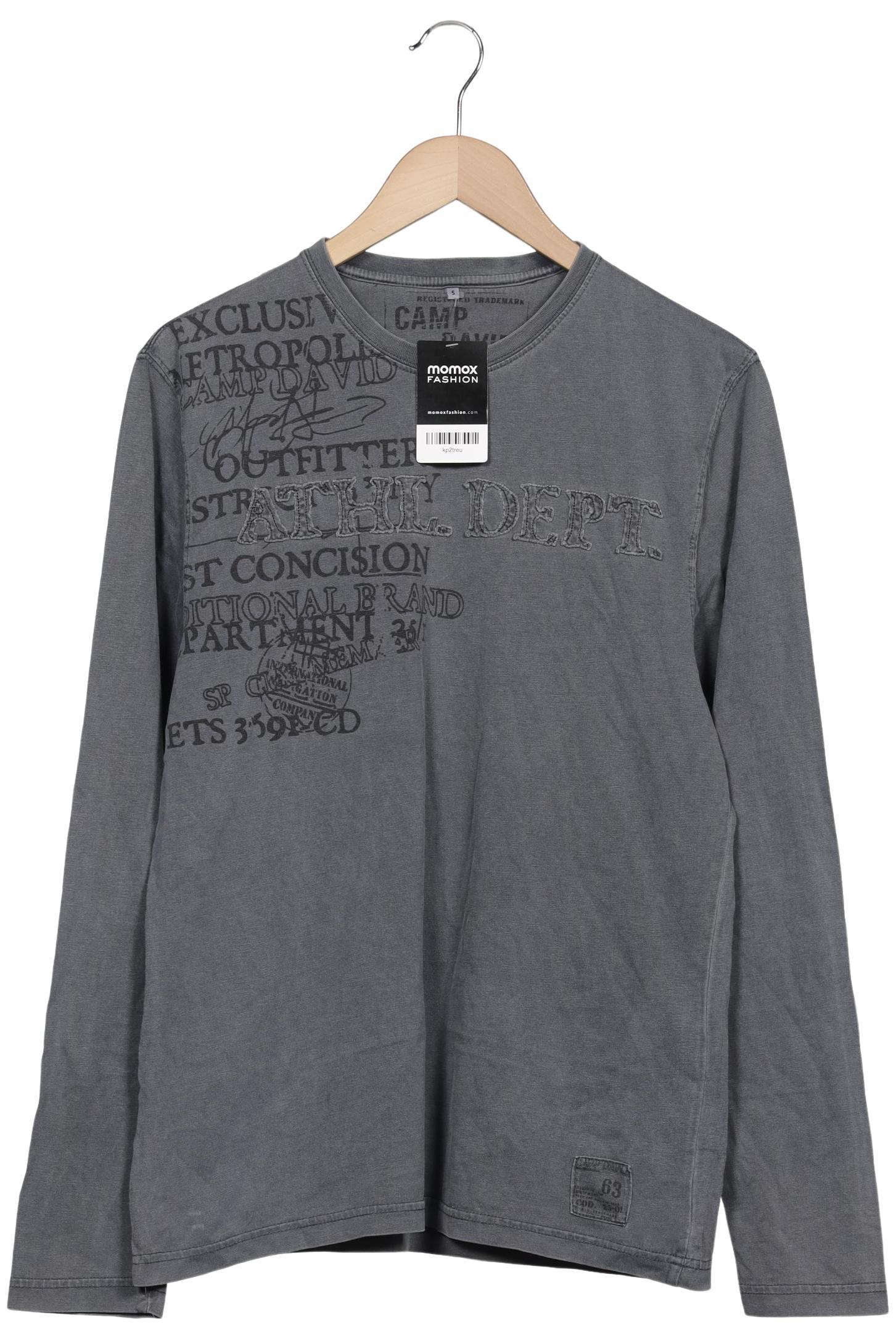 

Camp David Herren Langarmshirt, grau, Gr. 46