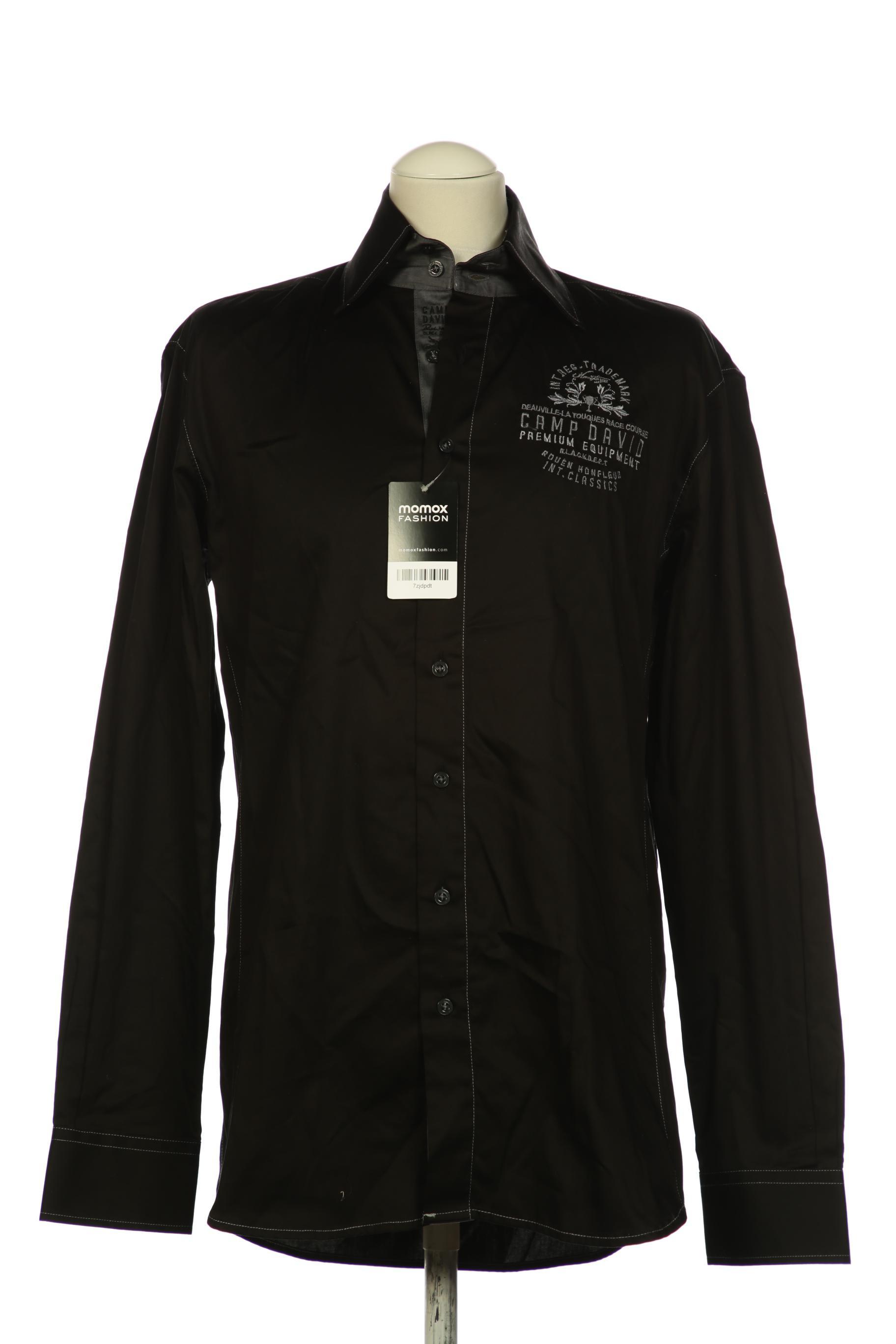 

Camp David Herren Hemd, schwarz