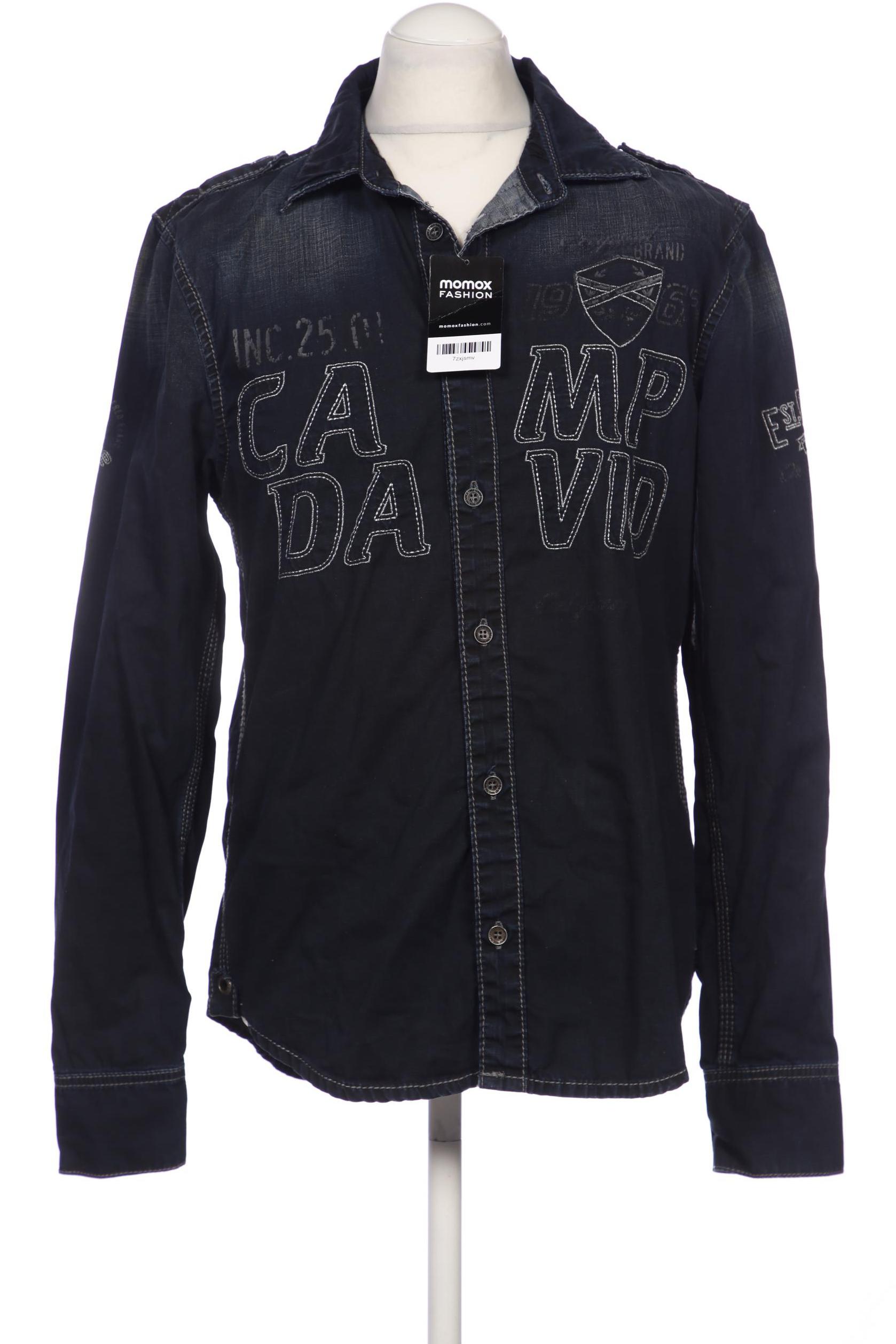 

Camp David Herren Hemd, marineblau