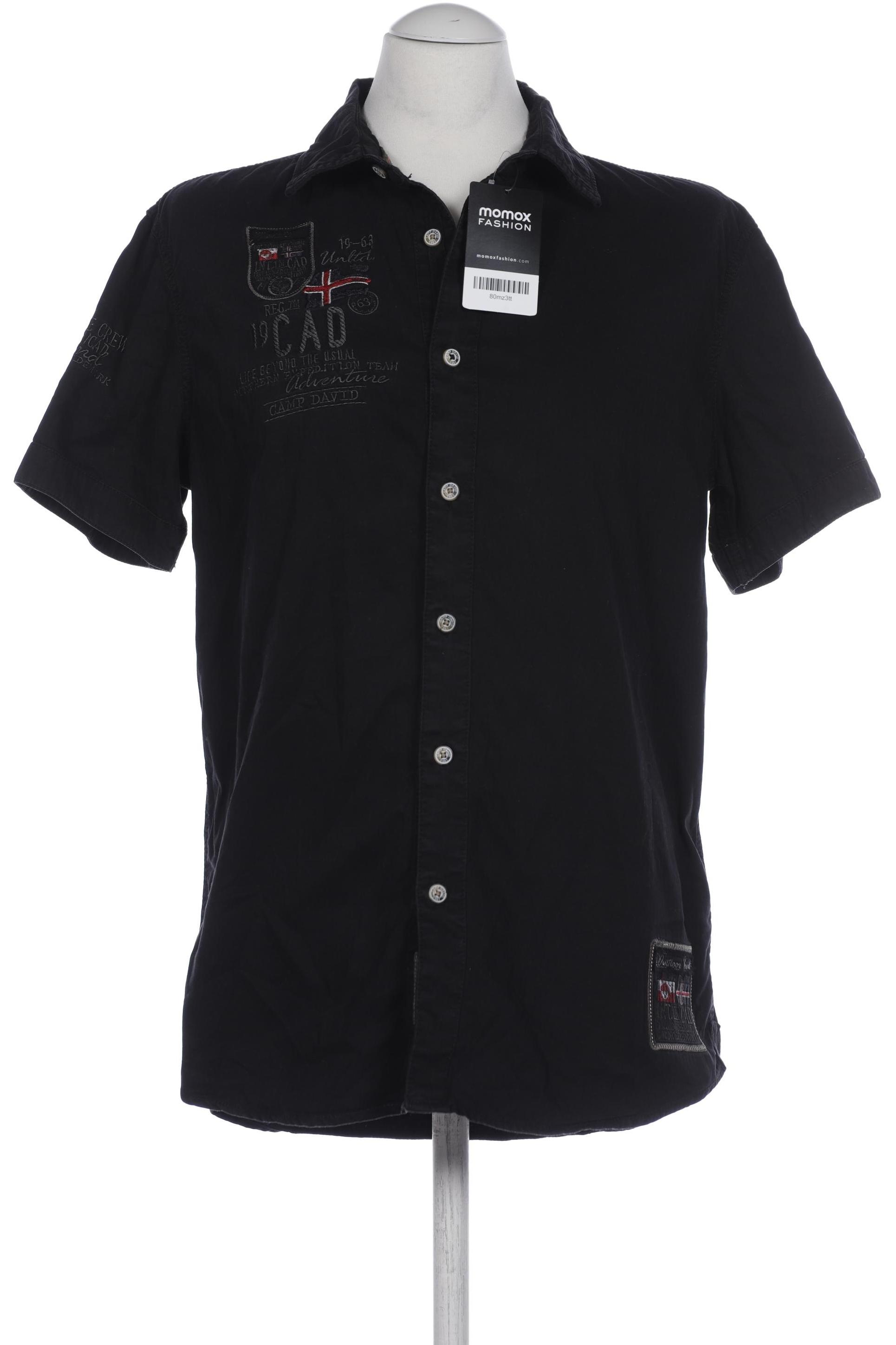 

Camp David Herren Hemd, schwarz, Gr. 46