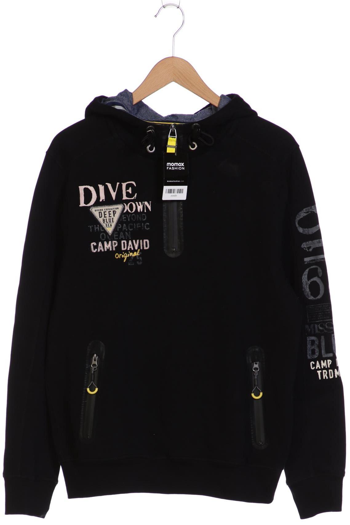 

Camp David Herren Kapuzenpullover, schwarz, Gr. 48