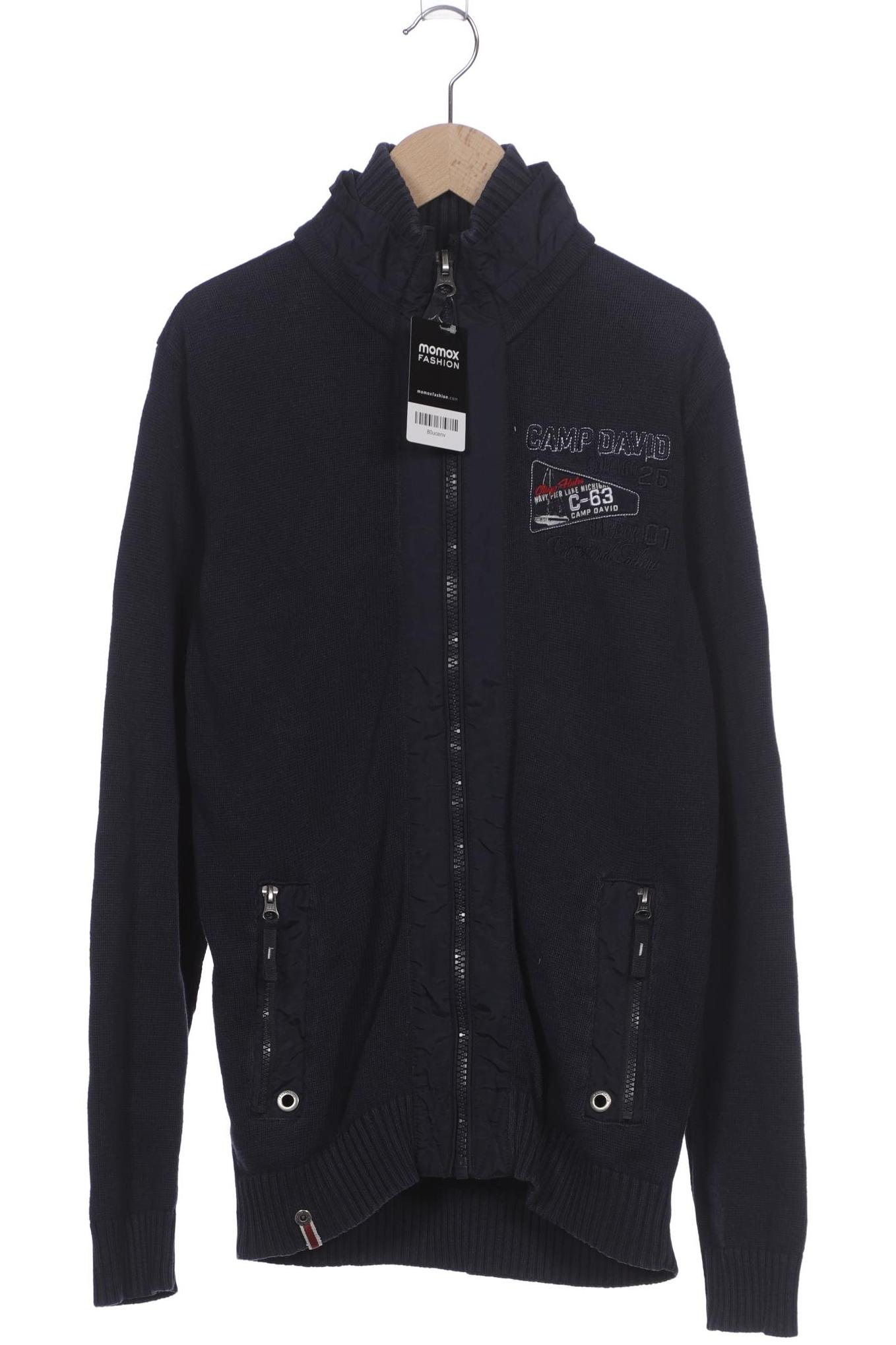 

Camp David Herren Strickjacke, marineblau, Gr. 48